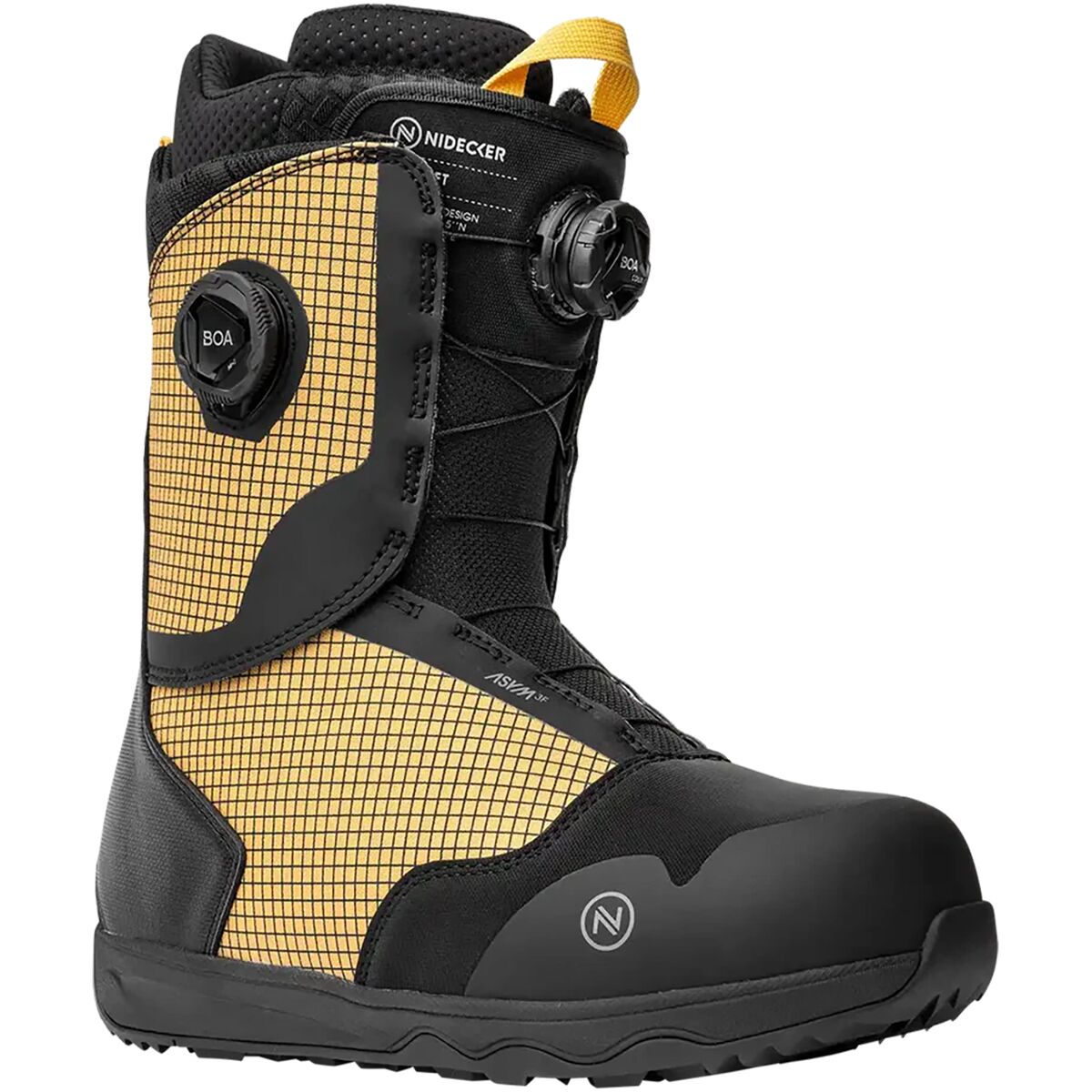 Image of Nidecker Rift Snowboard Boot - 2026 - Men's Yellow/Black, 8.5