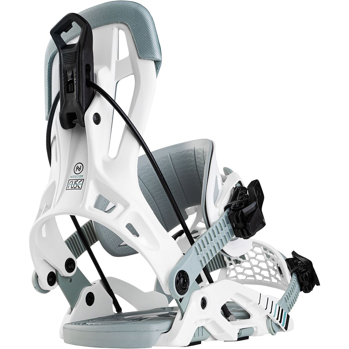 Image of Nidecker Flow Fuse Hybrid Snowboard Bindings - 2027 White, L