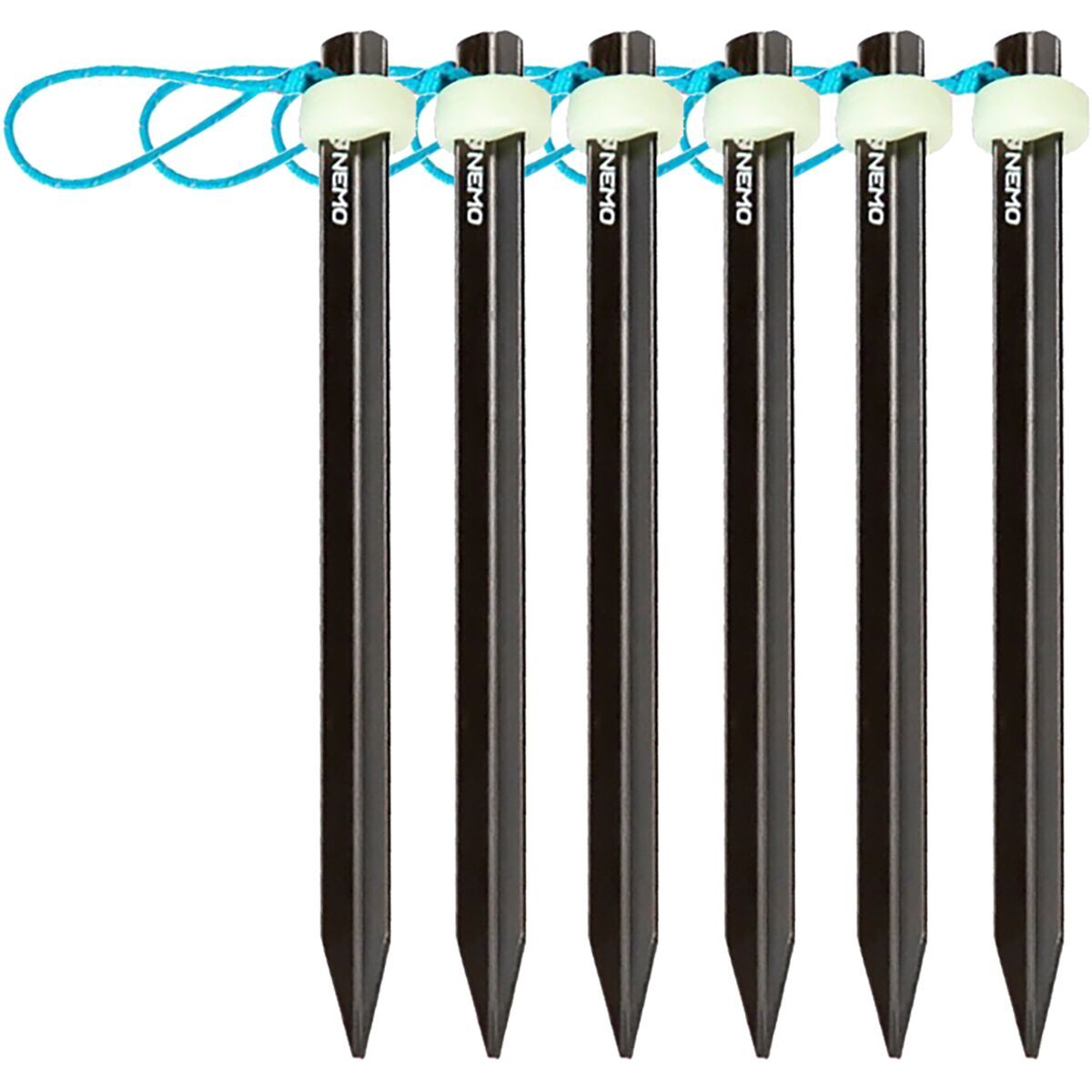 NEMO Equipment Inc. Sweepstake Tent Stake - 6-Pack One Color, One Size