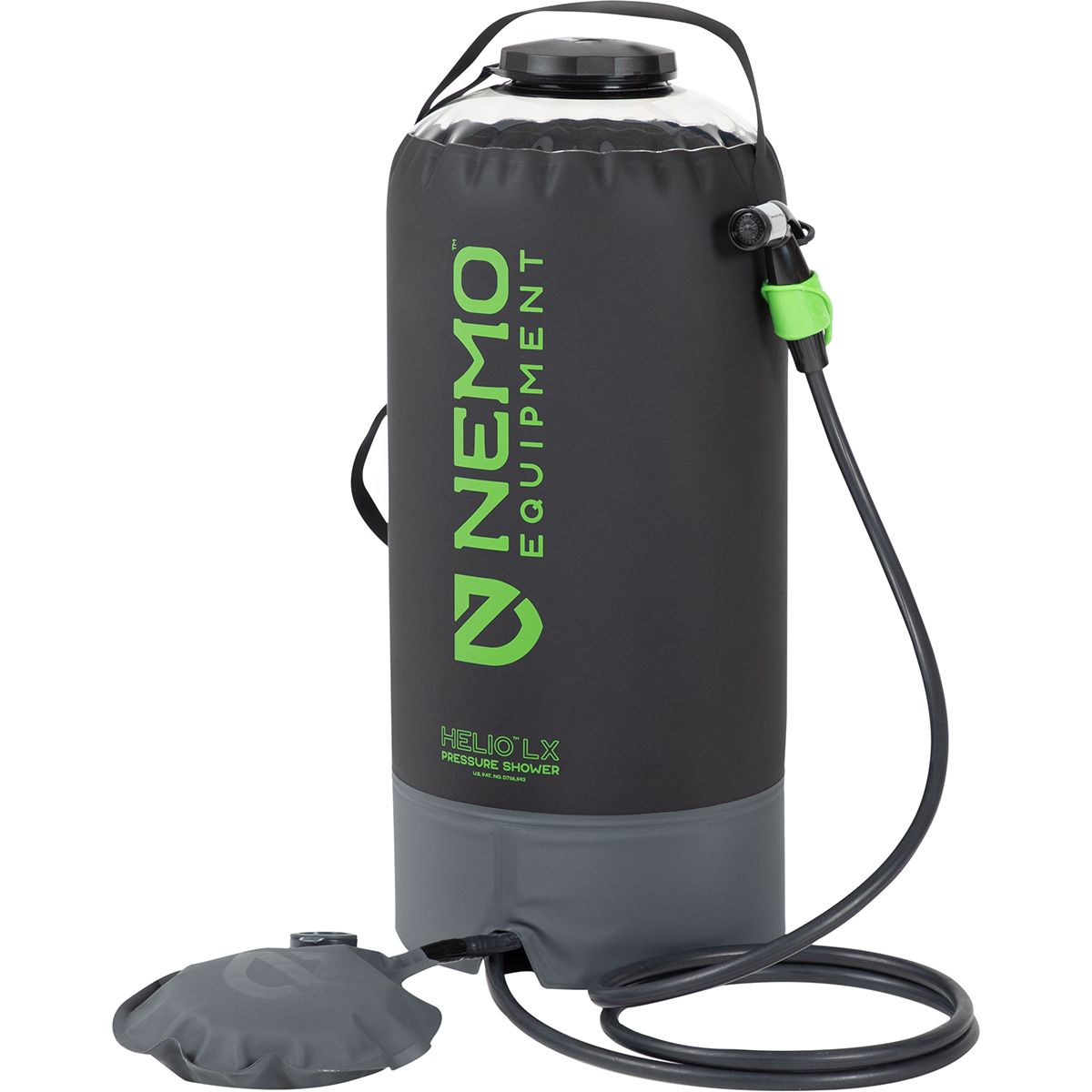 NEMO Equipment Inc. NEMO Equipment Inc. Helio LX Pressure Shower Black/Apple Green, One Size