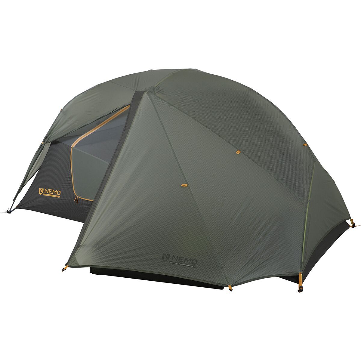Image of NEMO Equipment Inc. Dragonfly OSMO Bikepack Tent: 2-Person 3-Season Marsh/Boreal, One Size
