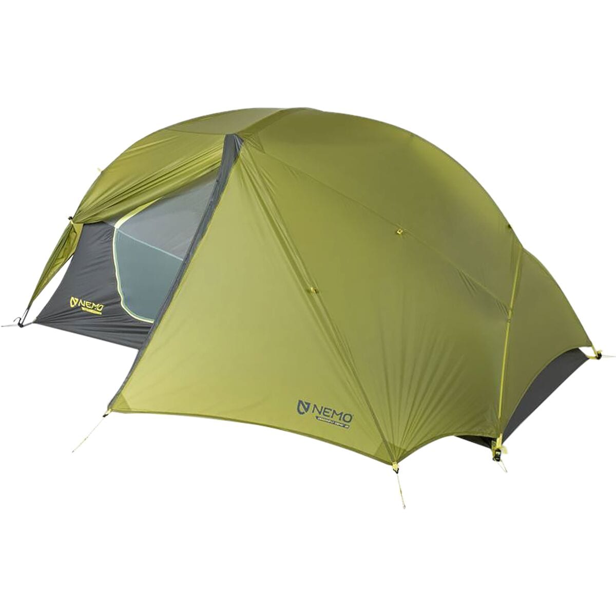 Image of NEMO Equipment Inc. Dragonfly OSMO Tent: 2-Person 3-Season Birch Bud/Goodnight Gray, One Size