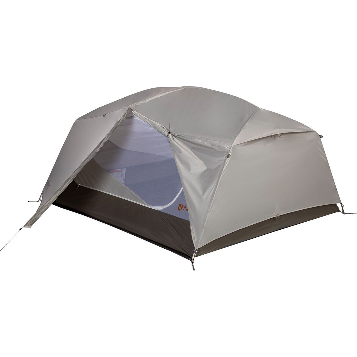 Image of NEMO Equipment Inc. Aurora 3P Tent: 3-Person 3-Season Fog/Smokey Olive, One Size