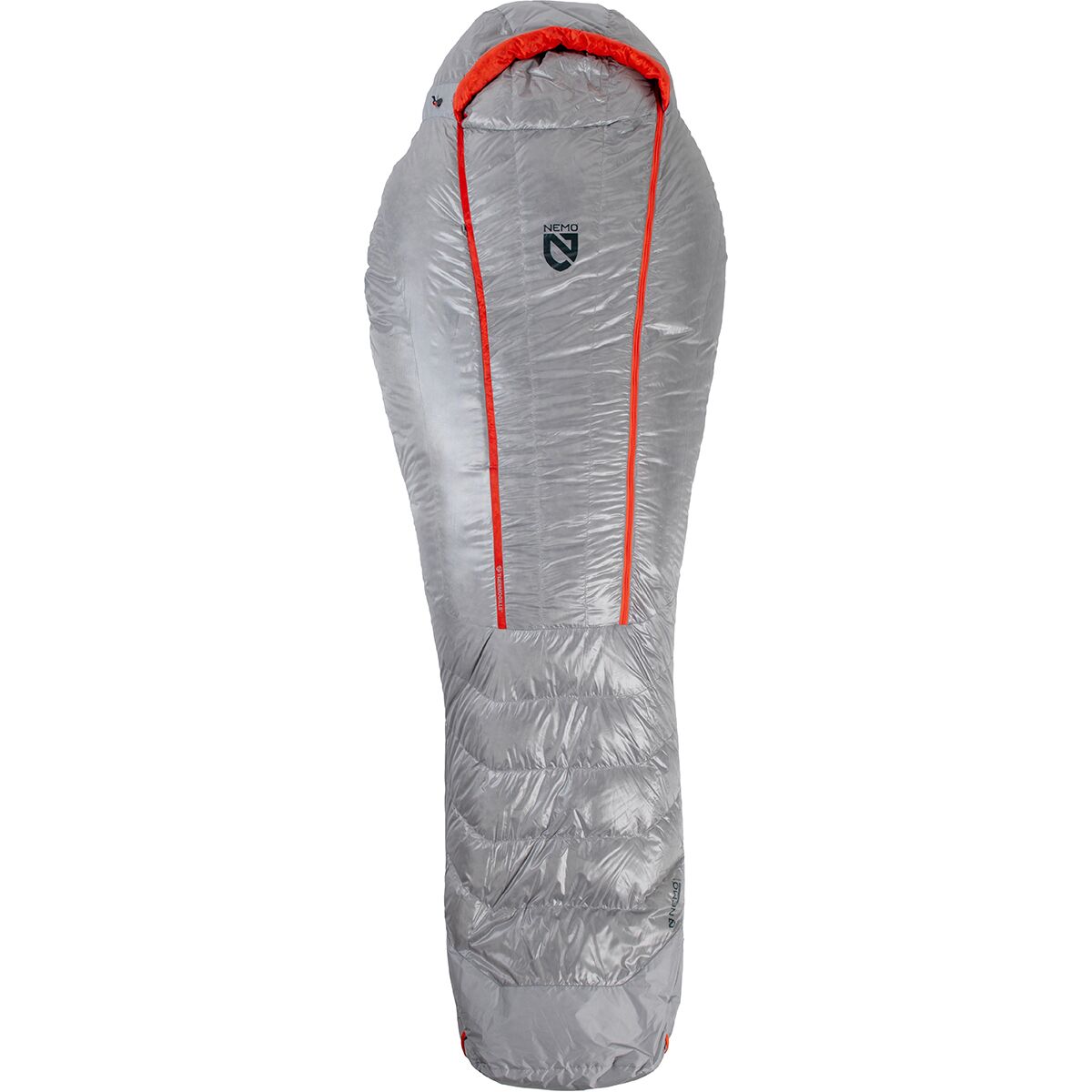Image of NEMO Equipment Inc. Coda Endless Promise Sleeping Bag: 25/35F Down Titanium, Regular