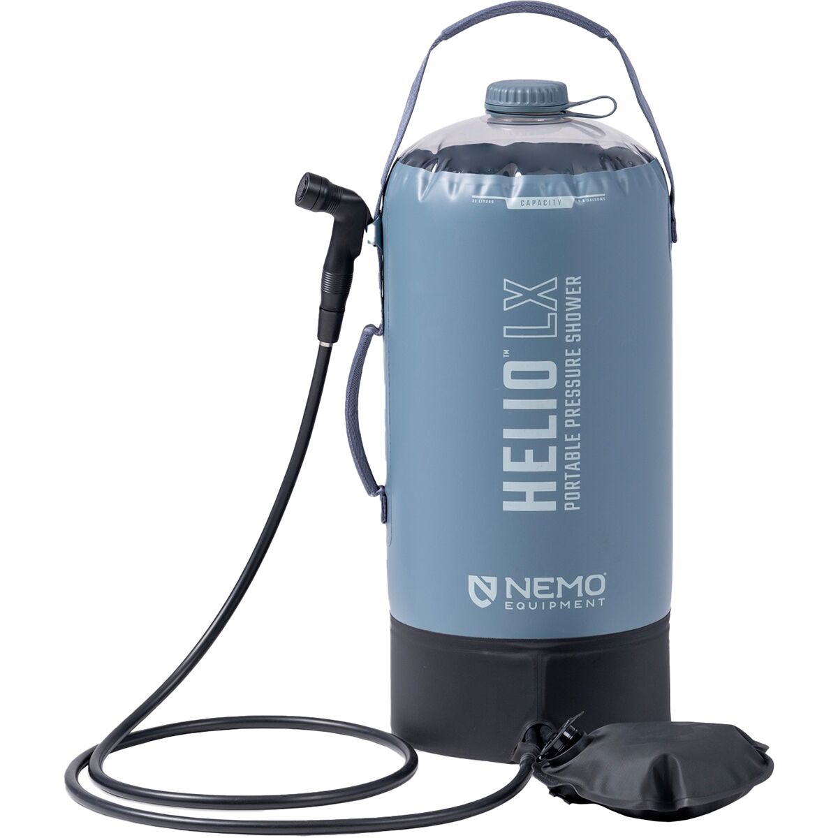 NEMO Equipment Inc. NEMO Equipment Inc. Helio LX Pressure Shower Fortress/Silt/Black, One Size