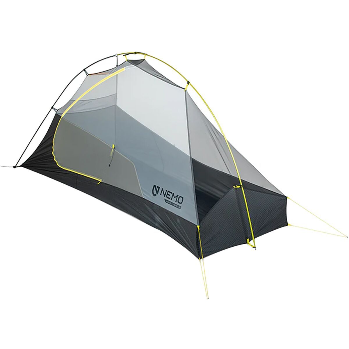 Image of NEMO Equipment Inc. Hornet OSMO Tent: 1-Person 3-Season Birch Bud/Goodnight Gray, One Size