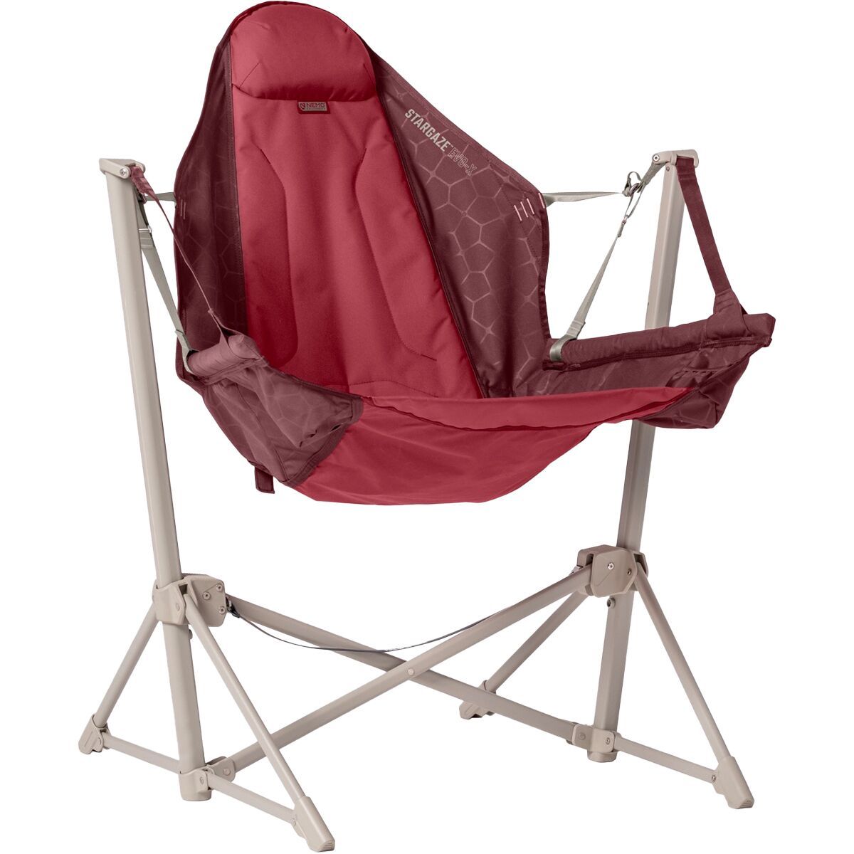 Image of NEMO Equipment Inc. Stargaze EVO-X Camp Chair Deep Claret, One Size