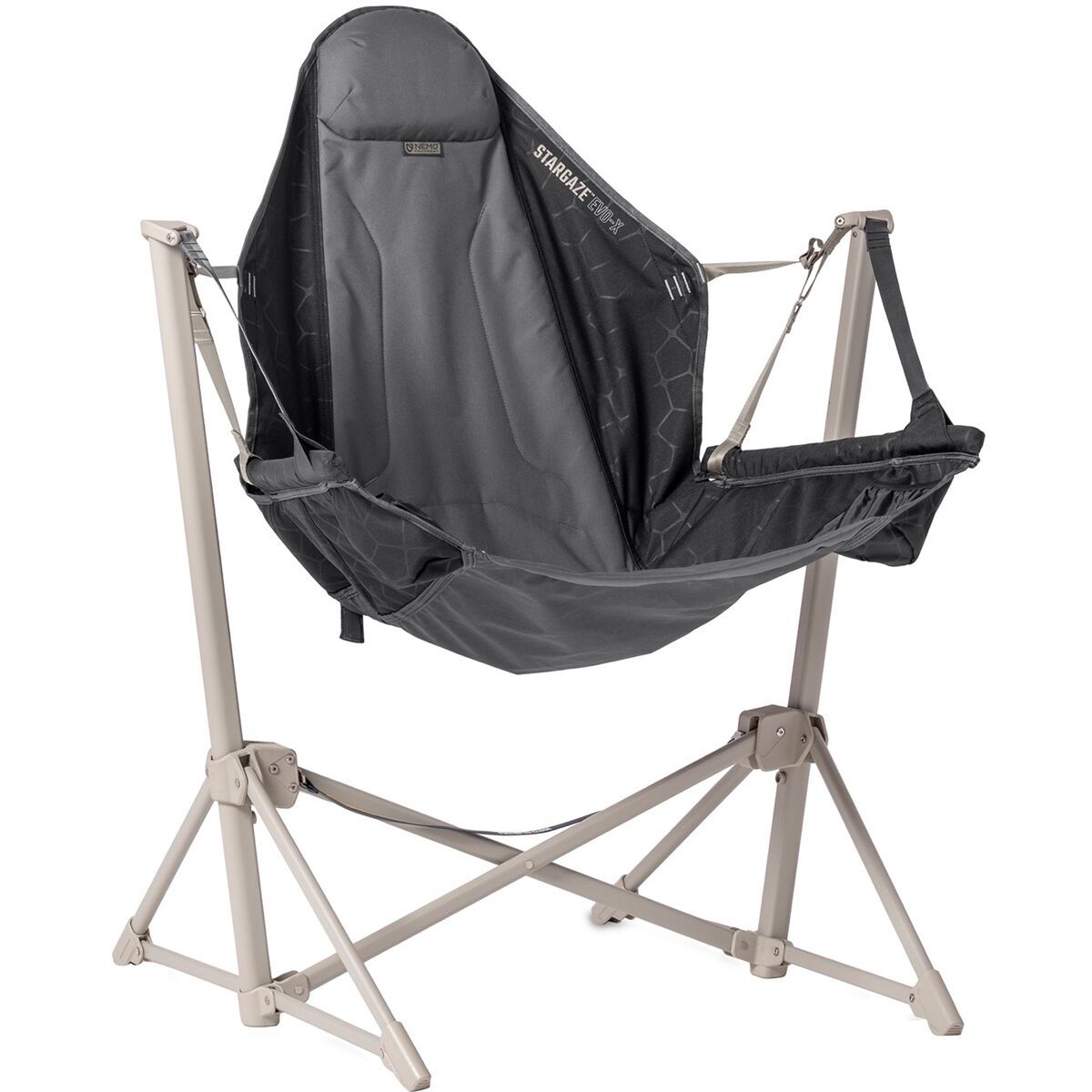Image of NEMO Equipment Inc. Stargaze EVO-X Camp Chair Goodnight Black, One Size