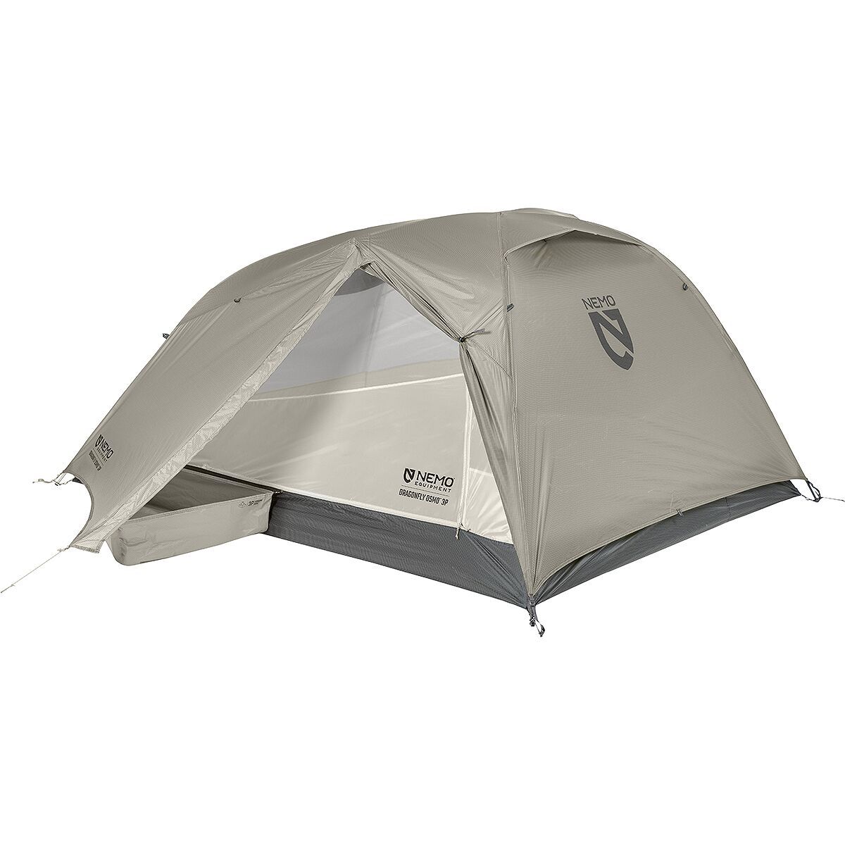 NEMO Equipment Inc. Dragonfly OSMO Tent: 3-Person 3-Season Fog