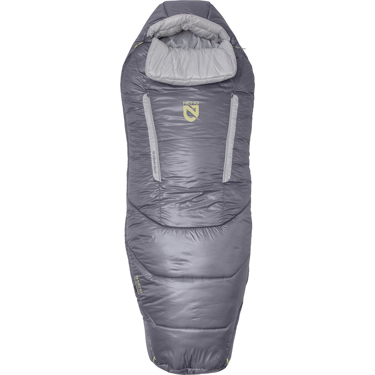 NEMO Equipment Inc. Forte Endless Promise Sleeping Bag: 20 Deg - Women's Quicksilver/Aluminum, Regular