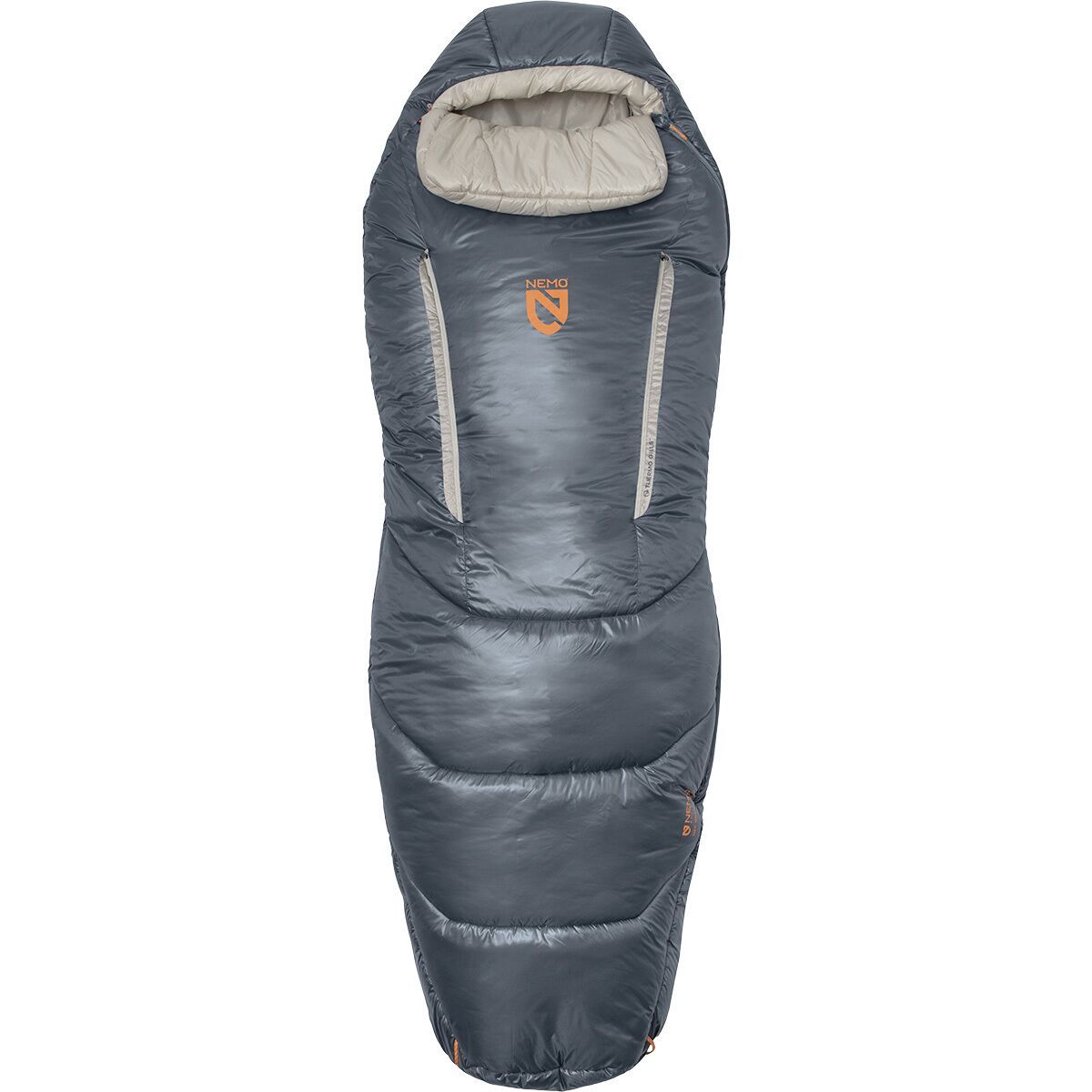 NEMO Equipment Inc. Forte Endless Promise Sleeping Bag: 20F Synthetic Fortress/Pelican, Regular