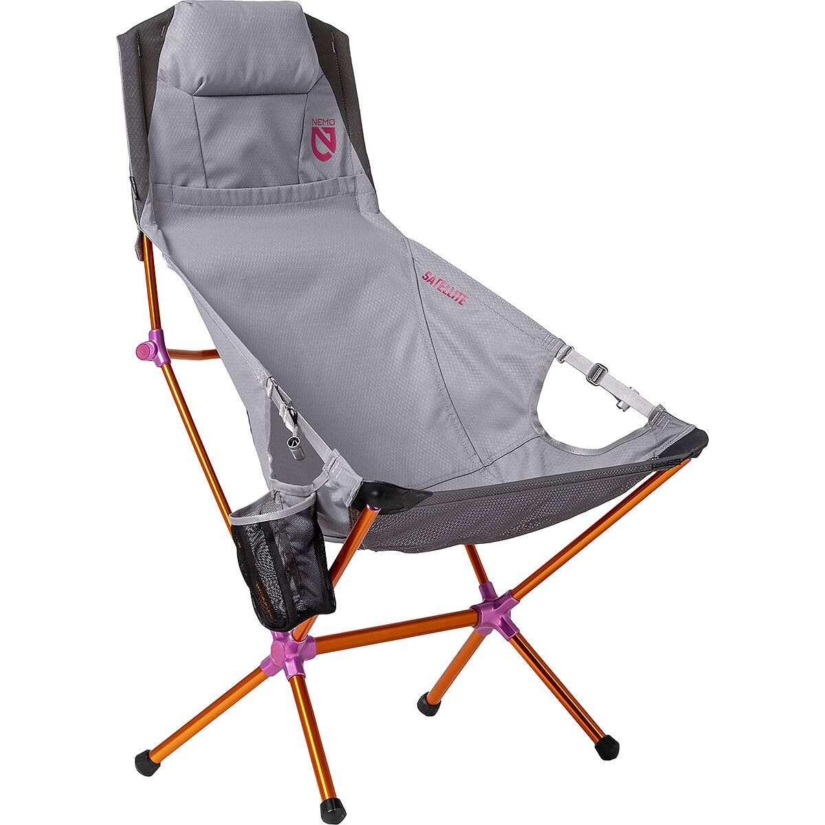 Image of NEMO Equipment Inc. Satellite Reclining Camp Chair Quicksilver, One Size