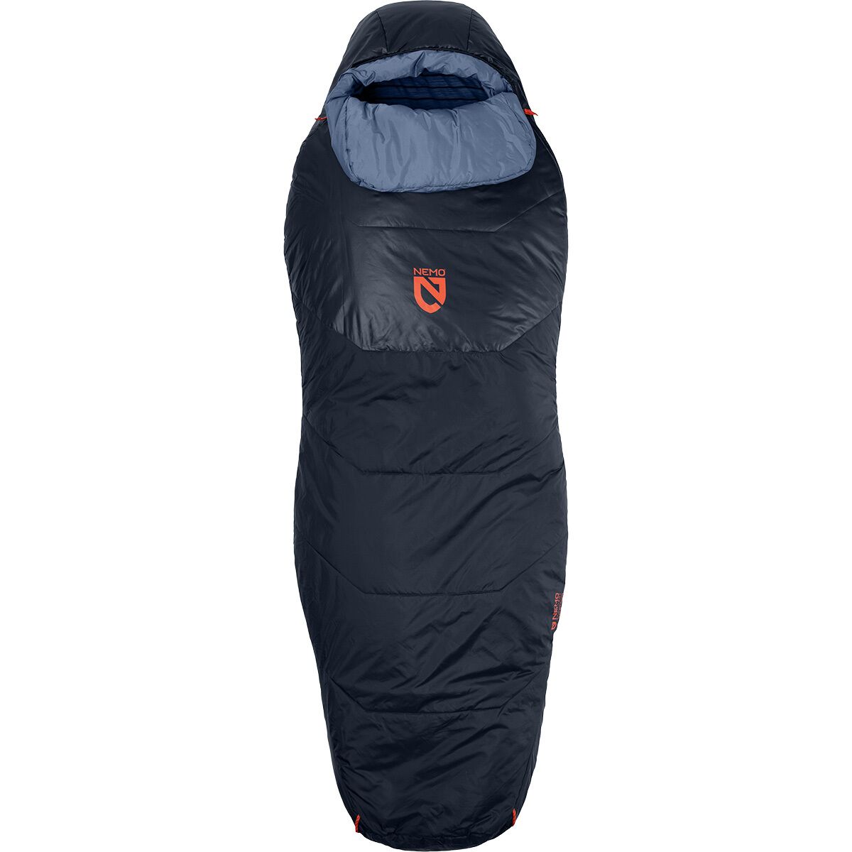 Image of NEMO Equipment Inc. Tempo 20 Sleeping Bag: 20F Synthetic Stormy Night/Blue Horizon, Regular