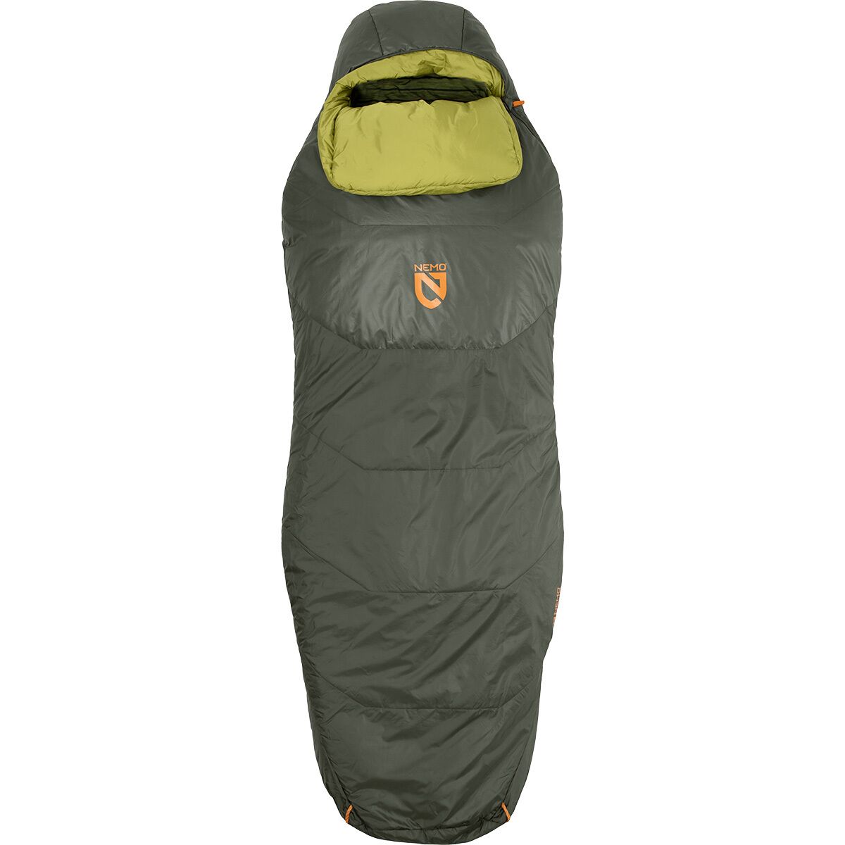 NEMO Equipment Inc. Tempo 35 Sleeping Bag: 35F Synthetic Boreal/Birch Bud, Regular