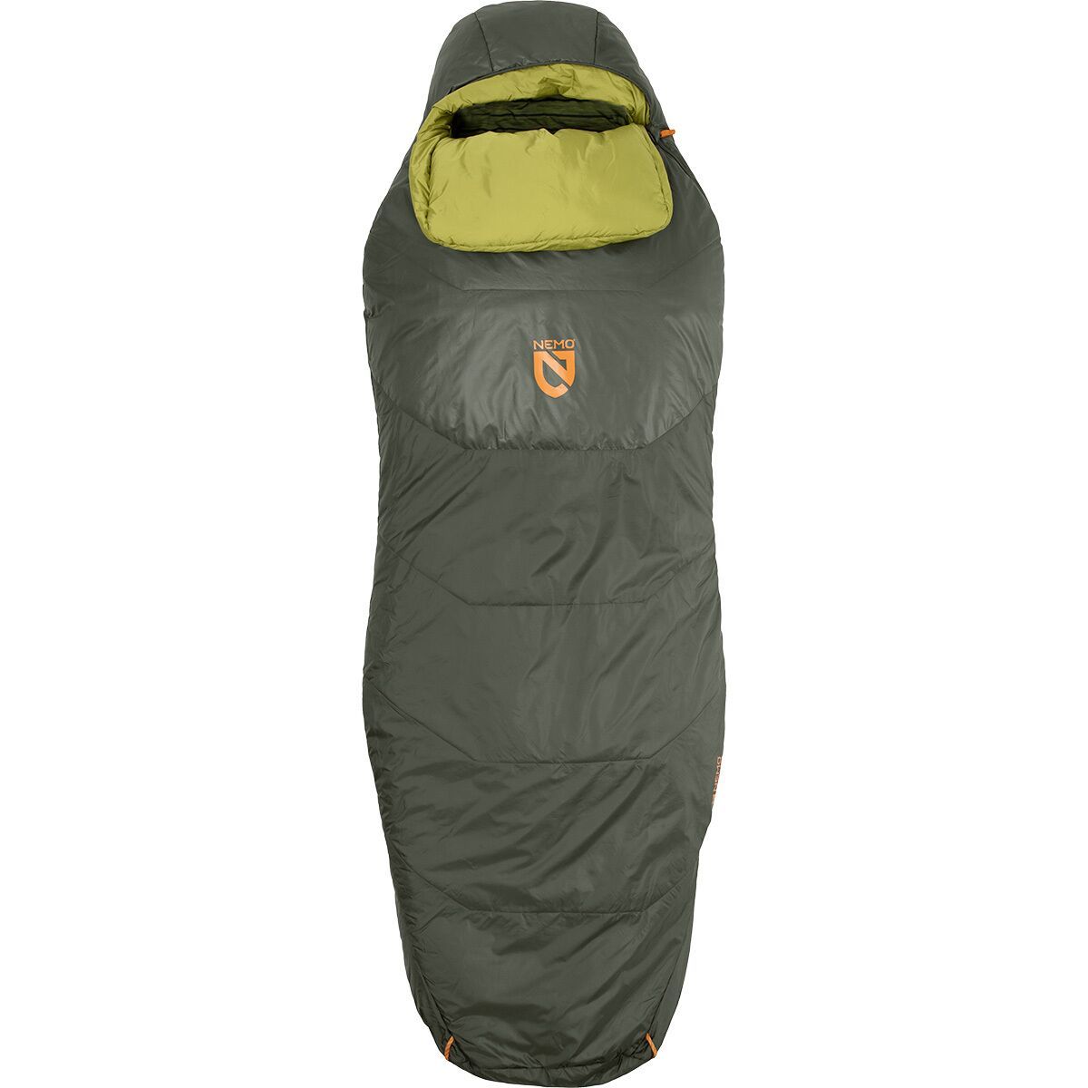 NEMO Equipment Inc. Tempo 35 Sleeping Bag: 35F Synthetic Boreal/Birch Bud, Regular