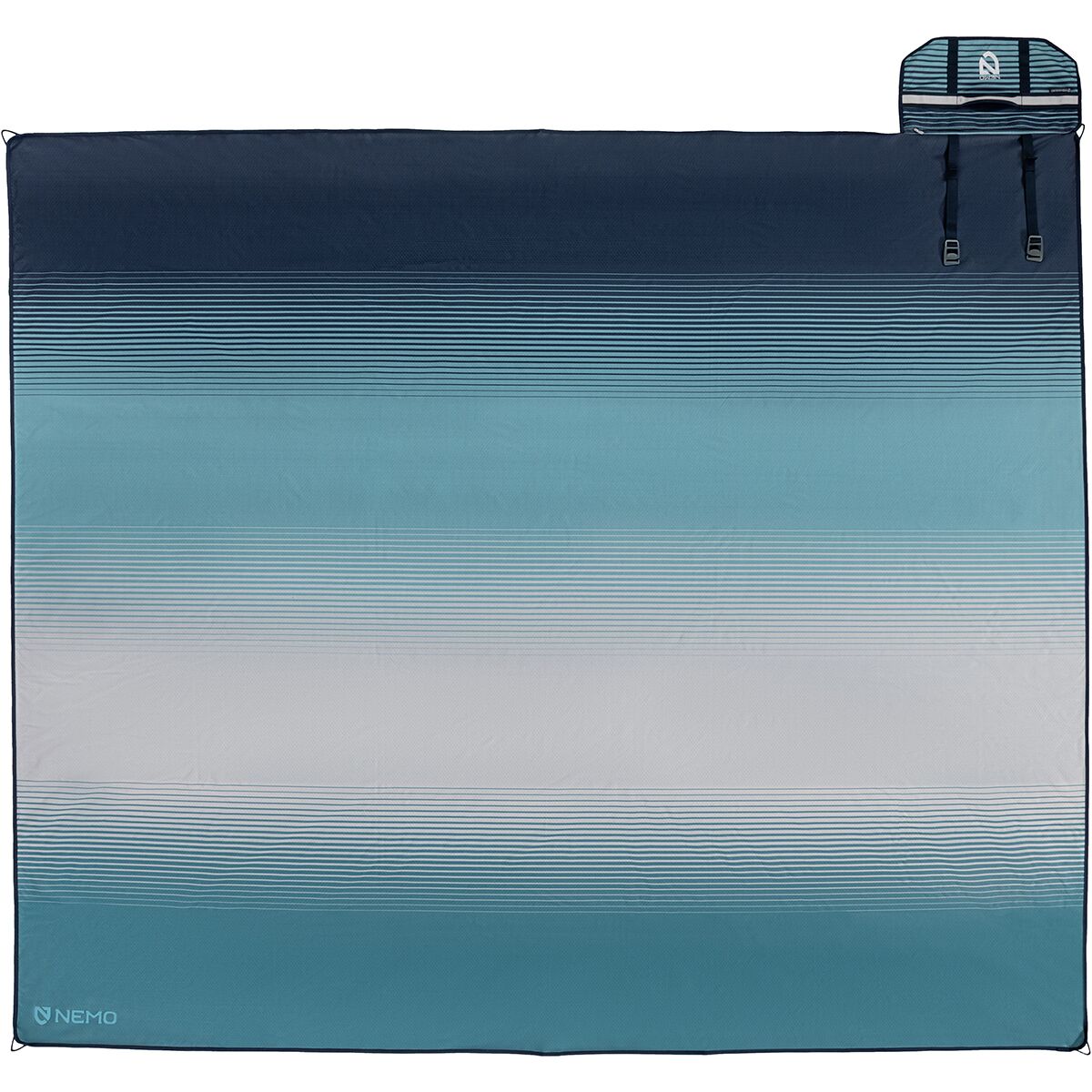 Image of NEMO Equipment Inc. Victory Patio Blanket Arctic Stripe, L