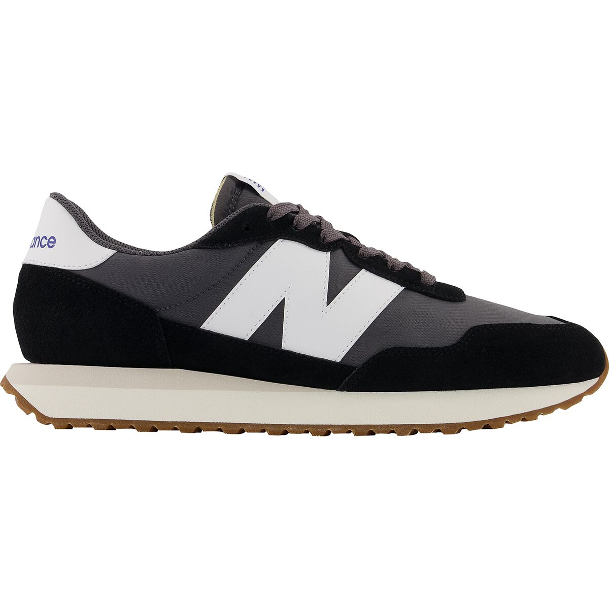 New Balance New Balance S237 V1 Suede Mesh Shoe - Men's Black, 8.5