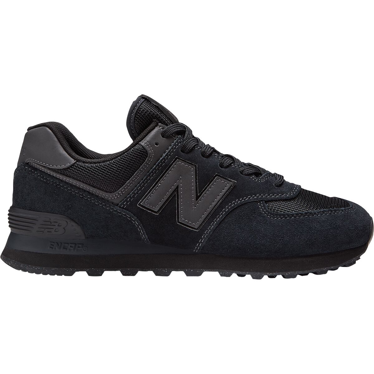 Image of New Balance 574 Core Shoe - Men's Black/Black, 8.5