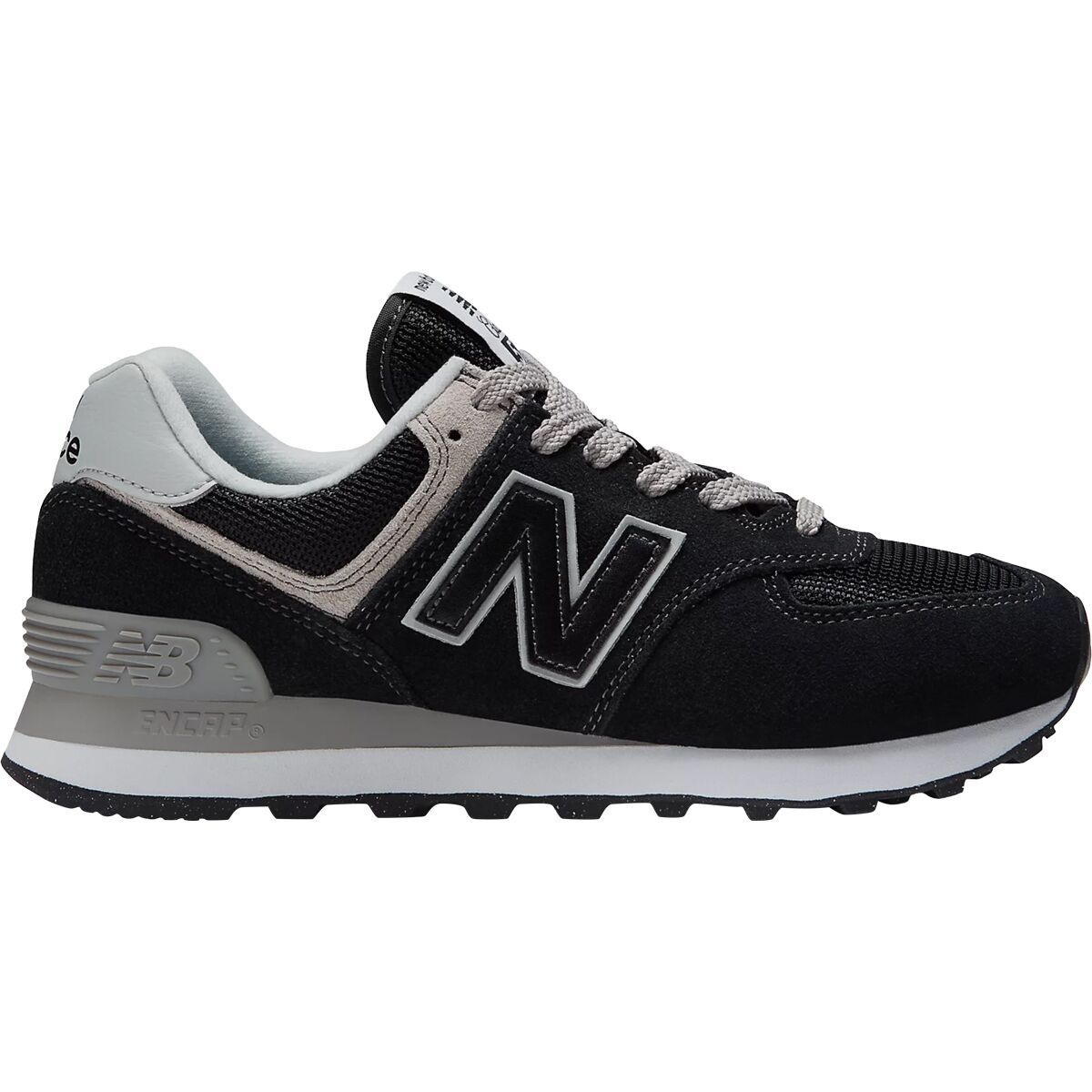 Image of New Balance 574 Evergreen Shoe - Women's Black, 8.5