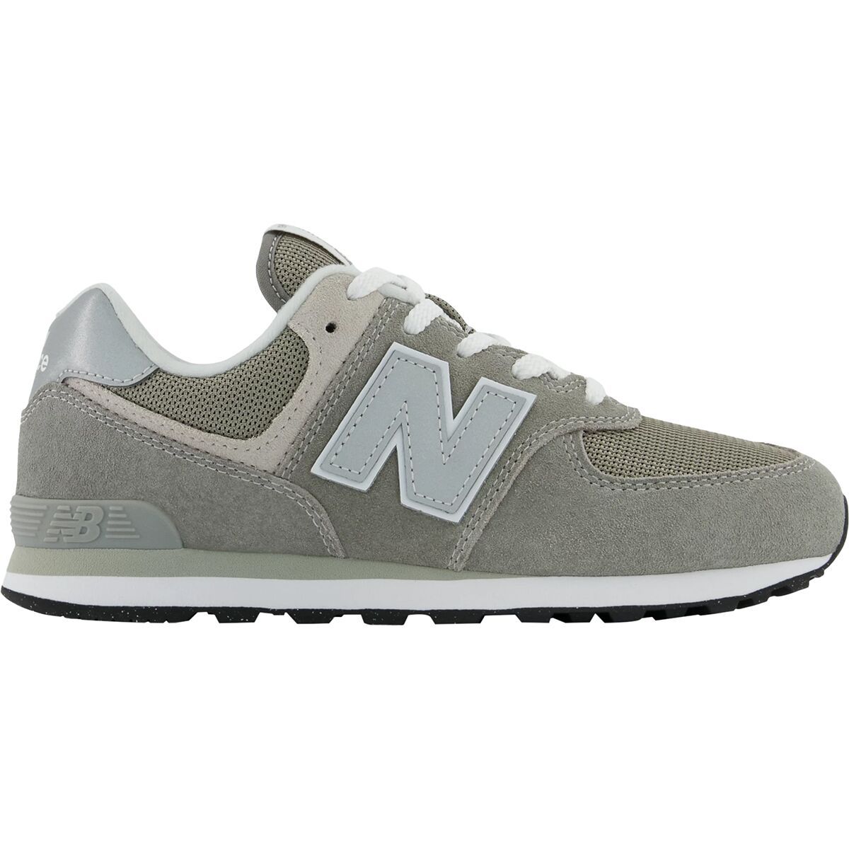 Image of New Balance 574 Core Shoe - Kids' Grey/White, 7.0