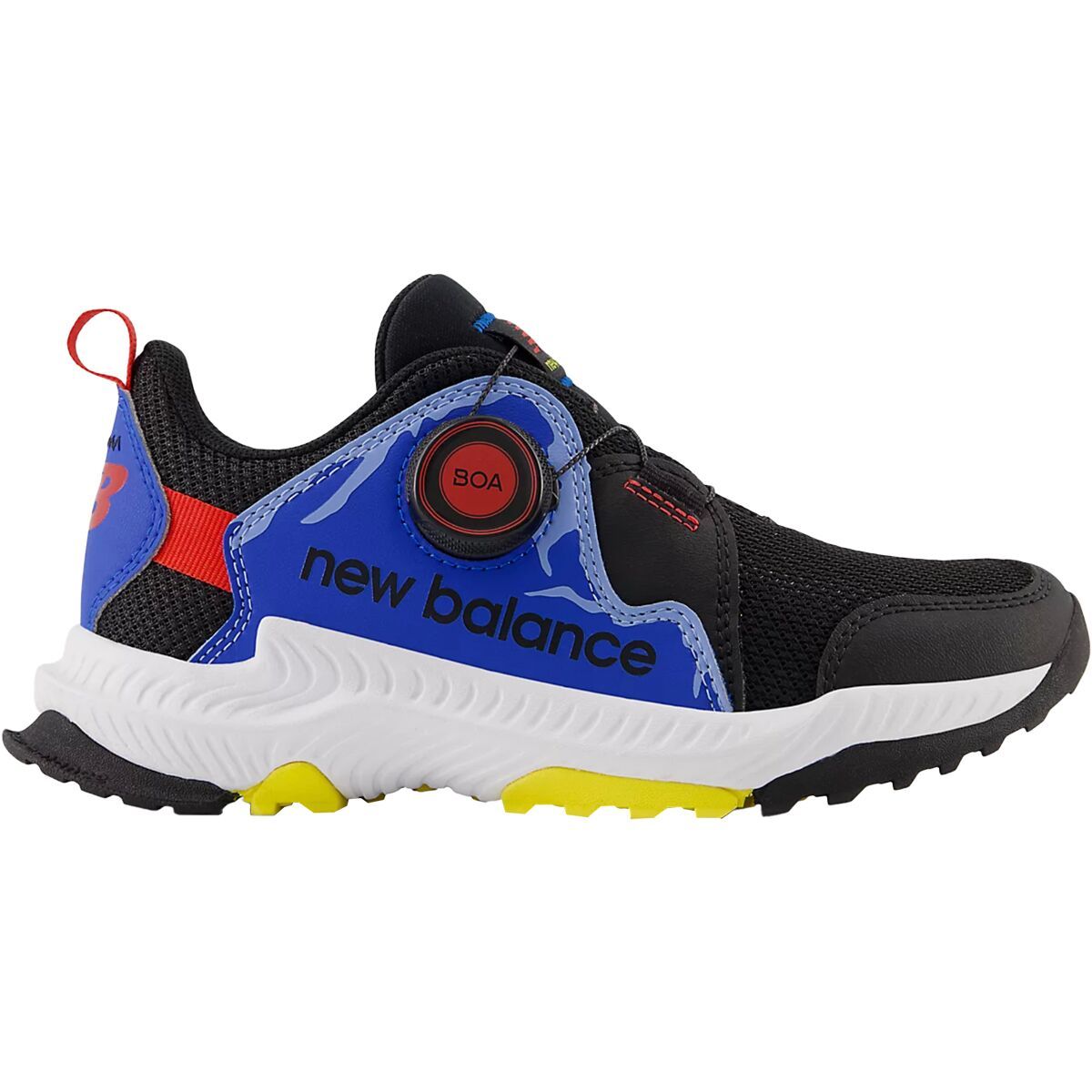 New Balance Dynasoft Trail Magic BOA Shoe - Toddlers' Black/Blue Oasis/True Red, 11.0