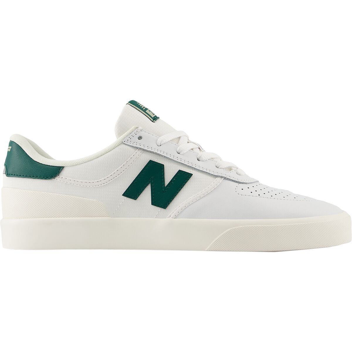 New Balance Numeric 272 Shoe White/Green, Mens 5.0/Womens 6.5