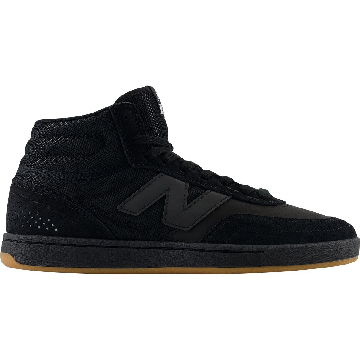 Image of New Balance Numeric 440 High V2 Shoe Black/Black, Mens 7.5/Womens 9.0
