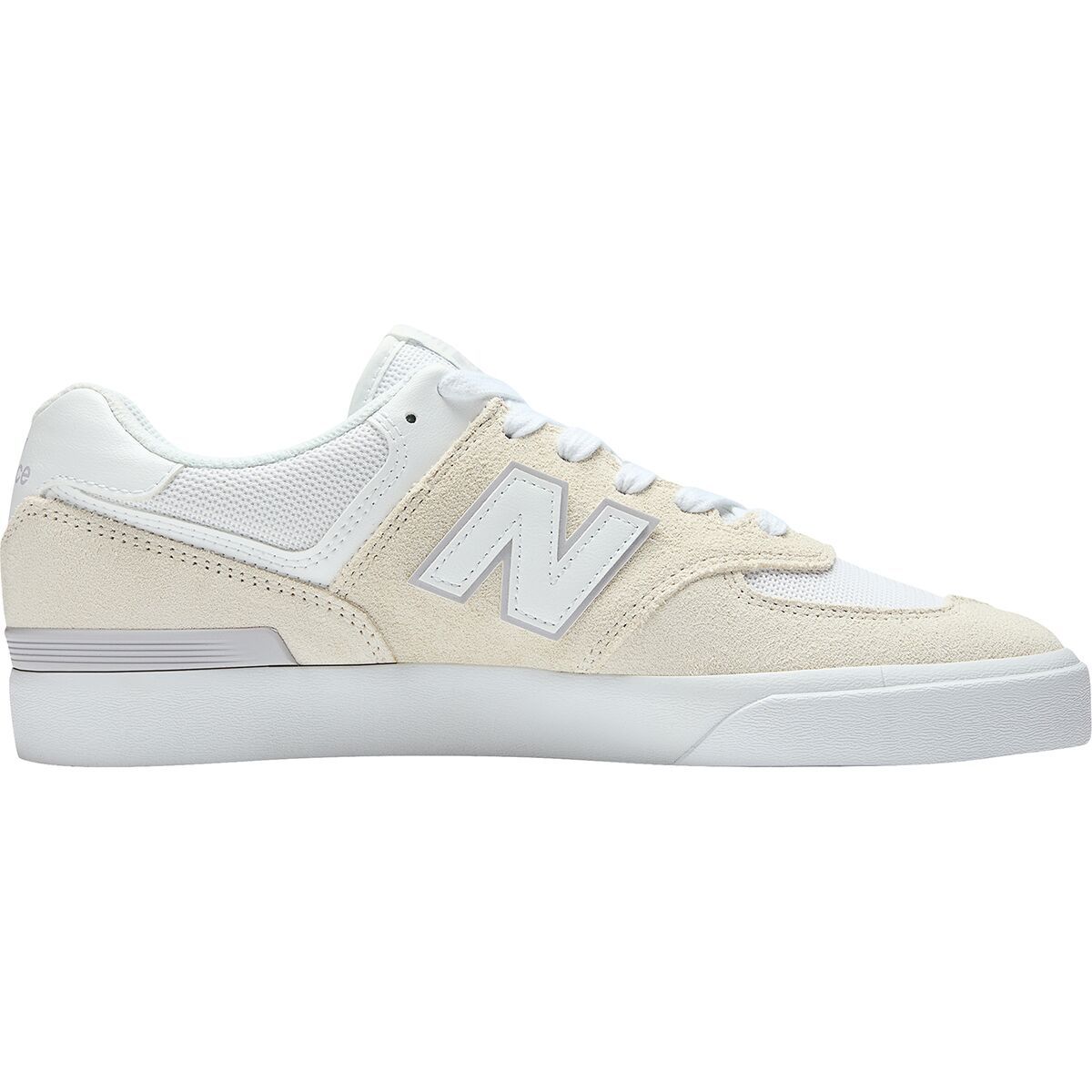 Image of New Balance Numeric 574 Vulc Shoe White, Mens 10.0/Womens 11.5