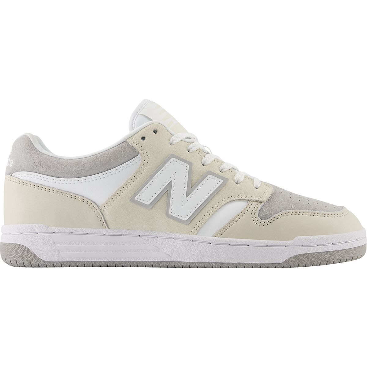 Image of New Balance 480 Shoe Rain Cloud/Linen, Mens 5.5/Womens 7.0
