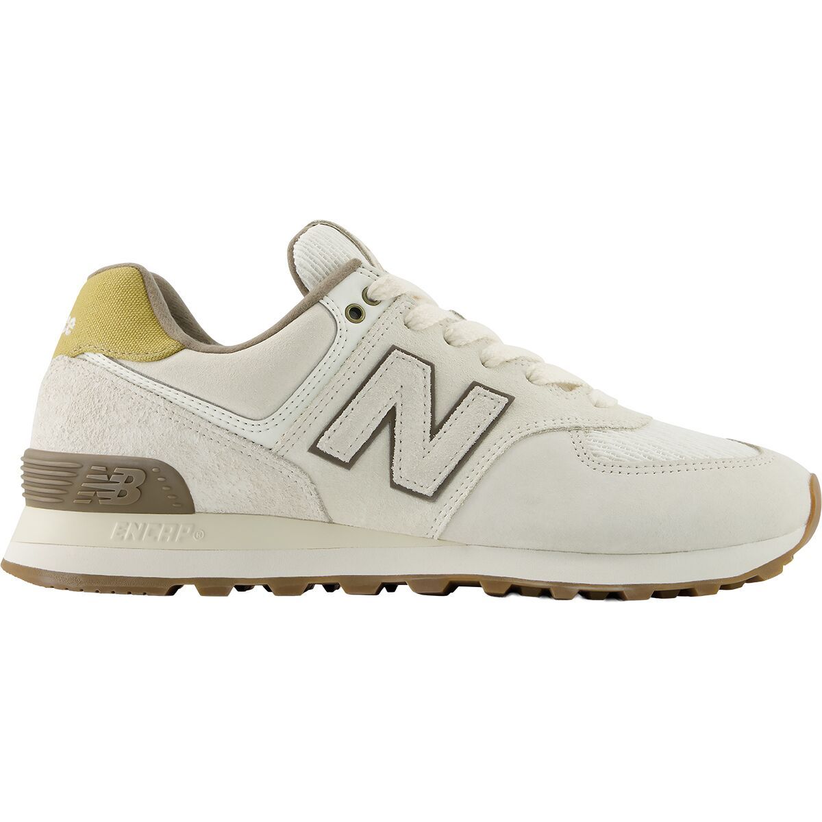 Image of New Balance 574 Shoe Dark Arctic Grey/Black, Mens 9.5/Womens 11.0