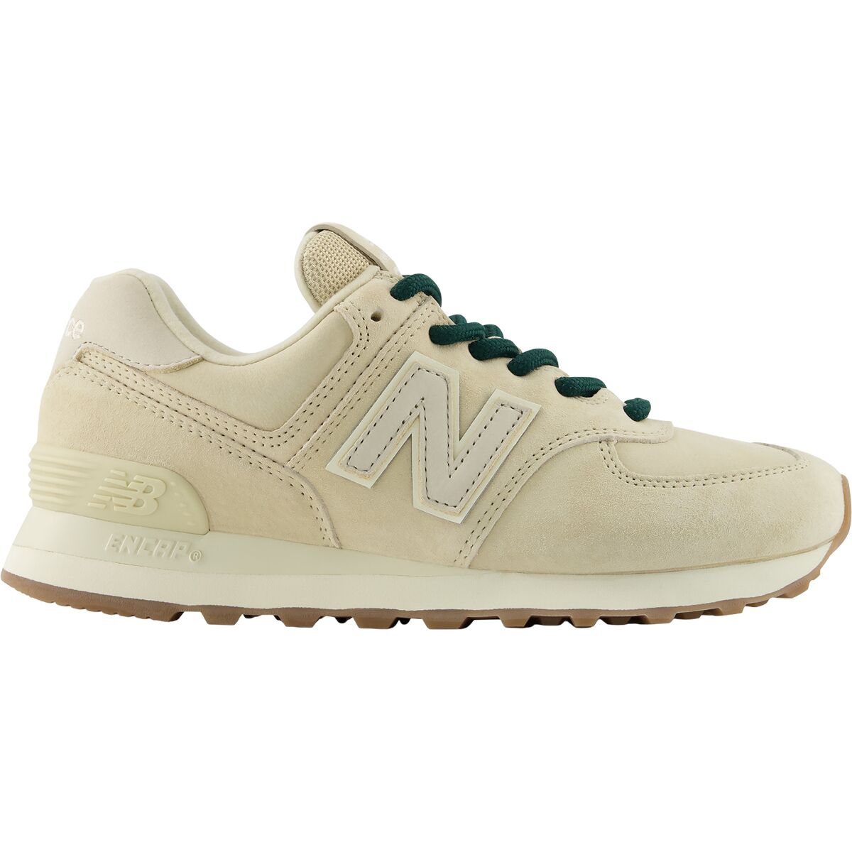 Image of New Balance 574 Shoe - Women's Black/Sea Salt, 8.0