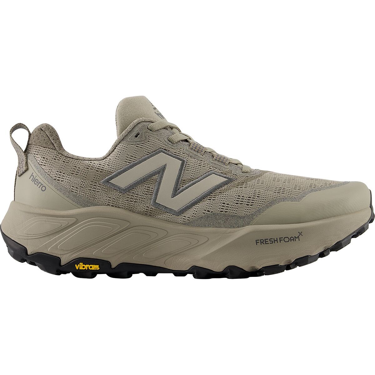 Image of New Balance Fresh Foam Hierro v9 Trail Run Shoe - Men's Arid Stone/Castlerock, 8.0
