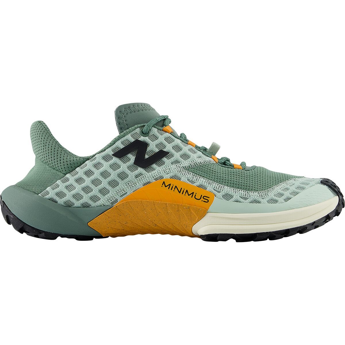 New Balance Minimus Trail Shoe - Men's Clay Ash/Dark Juniper/Sizzle, 11.5