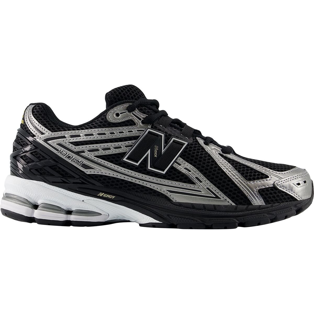 Image of New Balance 1906R Shoe Black/Dark Silver Metallic/Gold Metallic, Mens 6.0/Womens 7.5