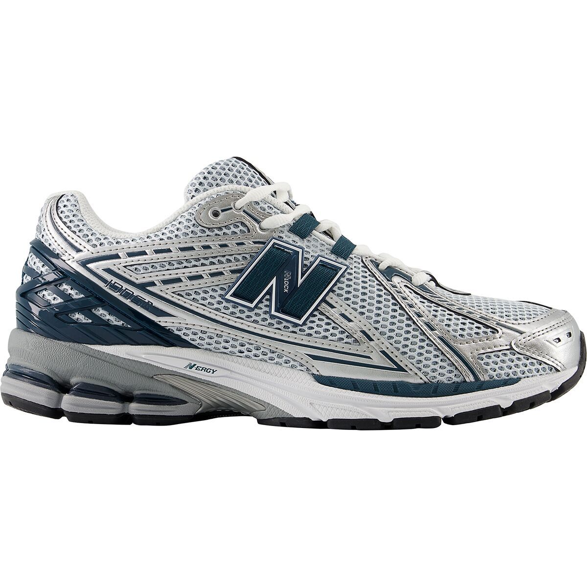 Image of New Balance 1906R Shoe Silver Metallic/Deep Ocean/White, Mens 10.5/Womens 12.0
