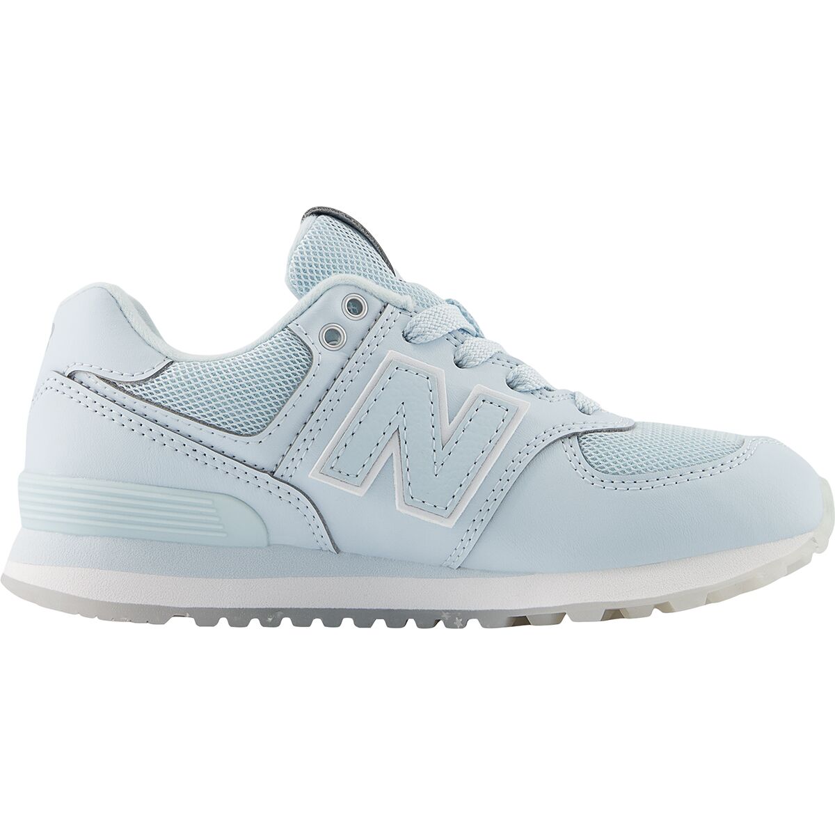 Image of New Balance 574 Shoe - Little Kids' Frosted Glass/Silver Metallic, 12.0