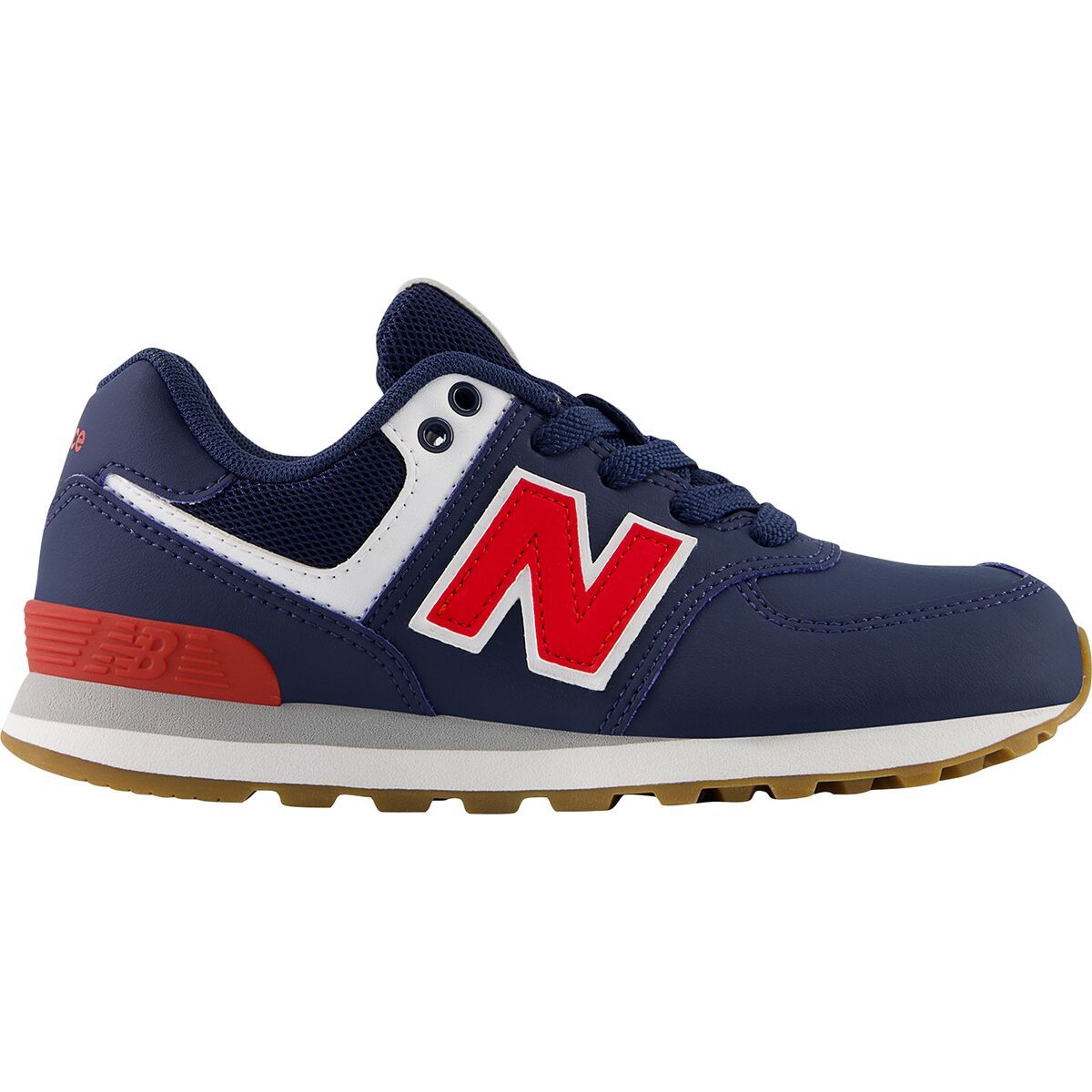 Image of New Balance 574 Shoe - Little Kids' NB Navy/Team Red, 13.0