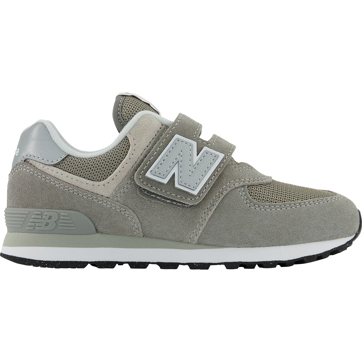 Image of New Balance 574 Hook & Loop Shoe - Little Kids' Grey, 11.0