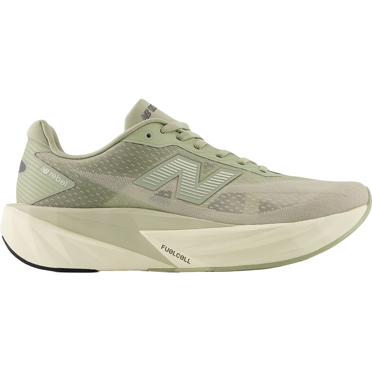 Image of New Balance FuelCell Rebel v5 Running Shoe - Men's Olivine/Shipyard, 8.0