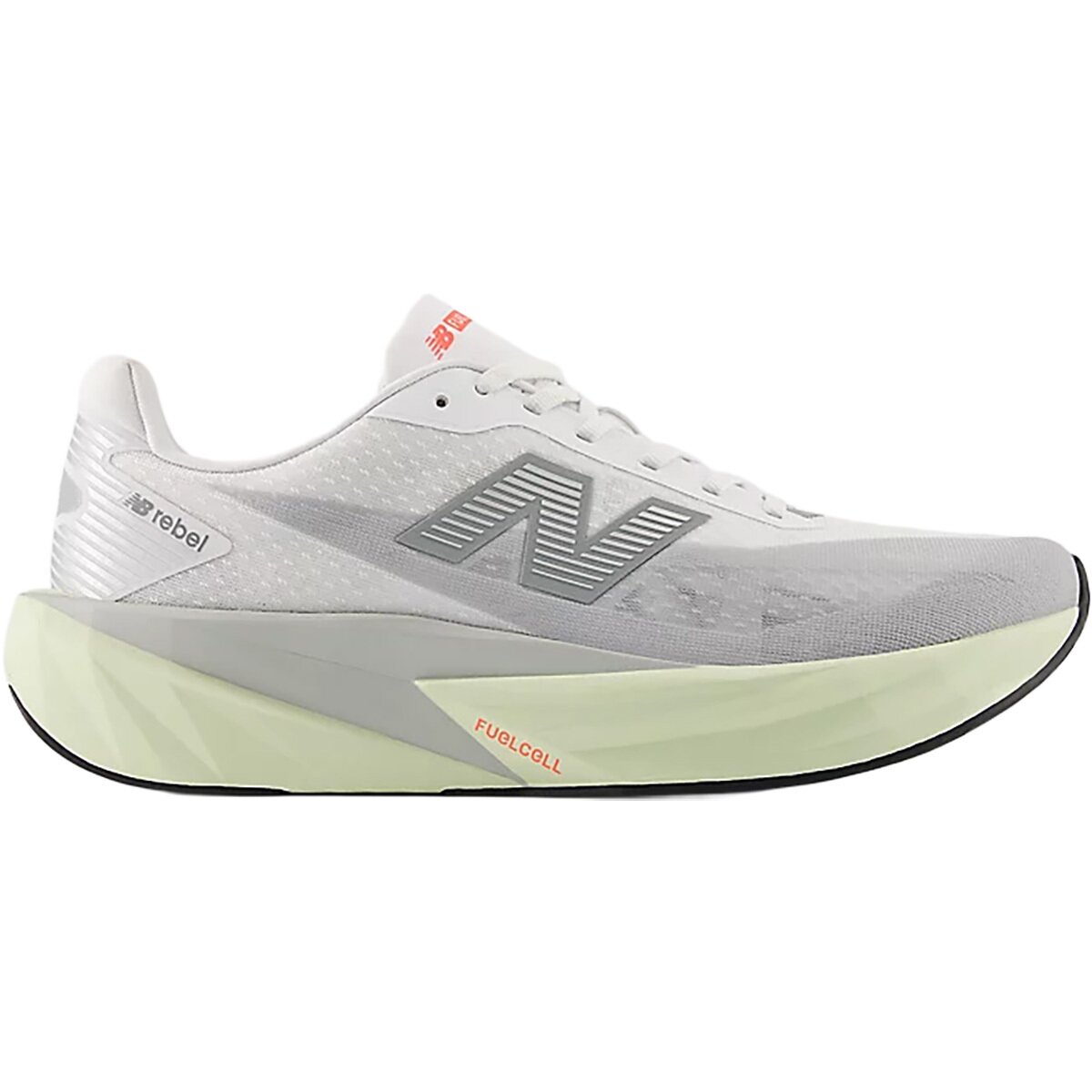 Image of New Balance FuelCell Rebel v5 Running Shoe - Men's Raincloud/Mineral/White, 10.5