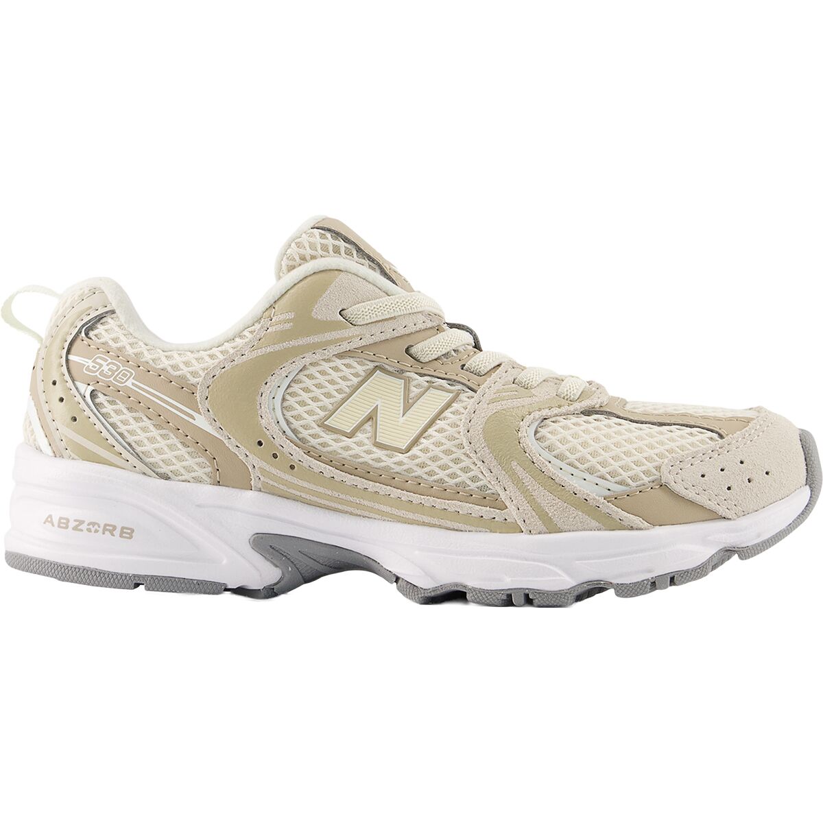 Image of New Balance 530 Bungee Lace Shoe - Little Kids' Linen/Stoneware, 1.0