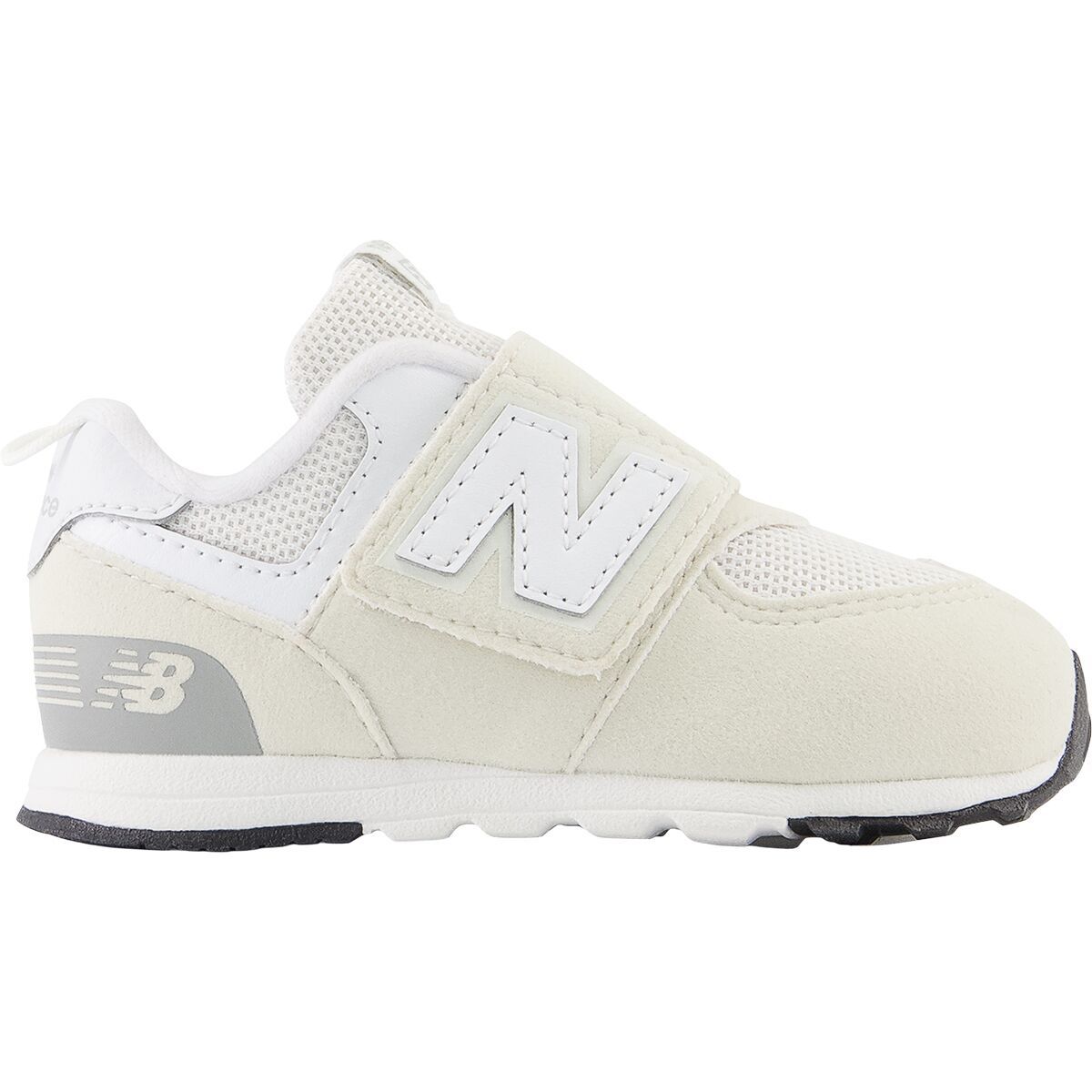 Image of New Balance 574 New-B Hook & Loop Shoe - Infants' Nimbus Cloud/White, 4.0