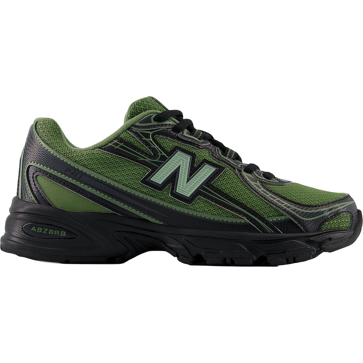 Image of New Balance 740 Shoe - Kids' Utility Green/Phantom, 5.0