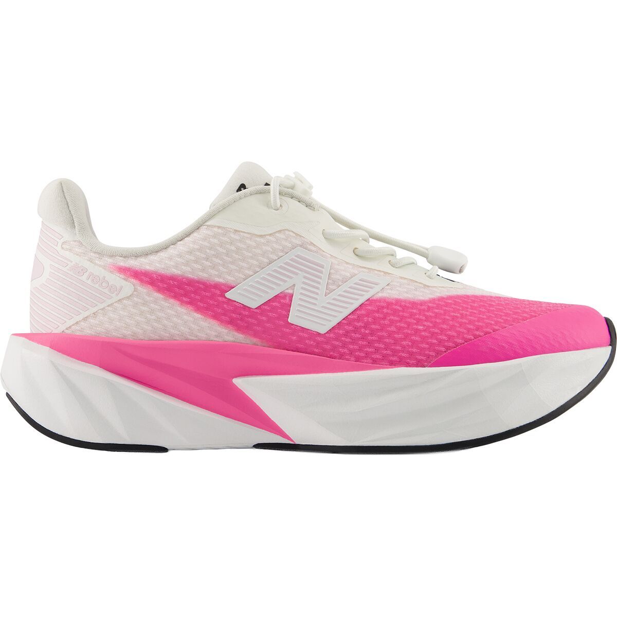 Image of New Balance FuellCell Rebel Shoe - Little Kids' Pink Heat/Sea Salt, 11.0