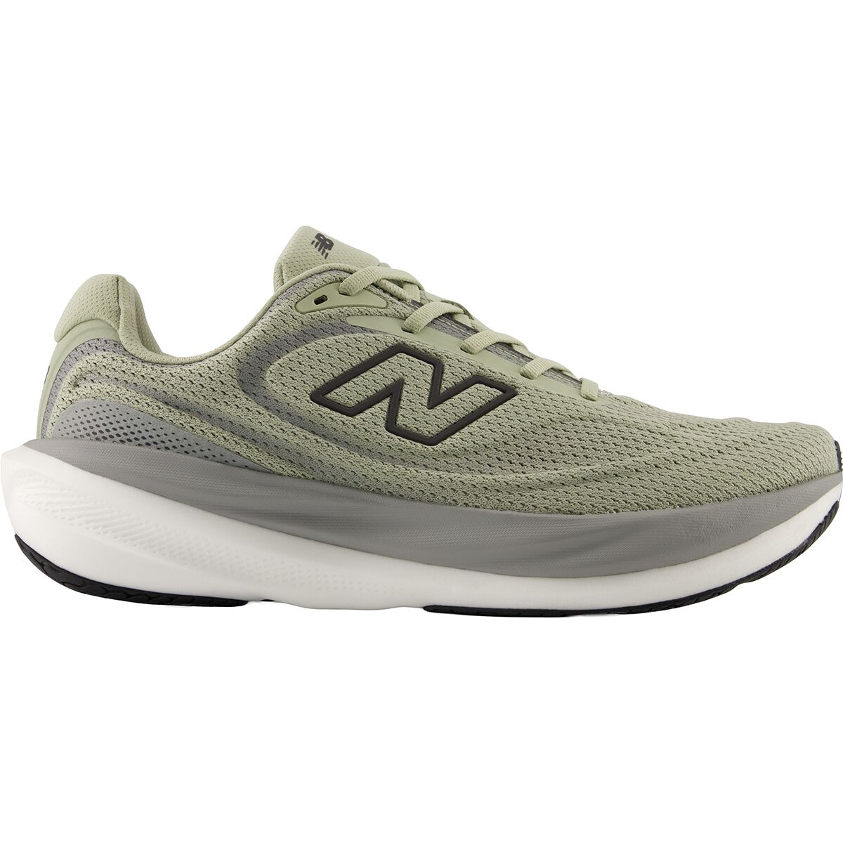 Image of New Balance 1080v15 Running Shoe - Men's Olivine/Faded Black, 10.5