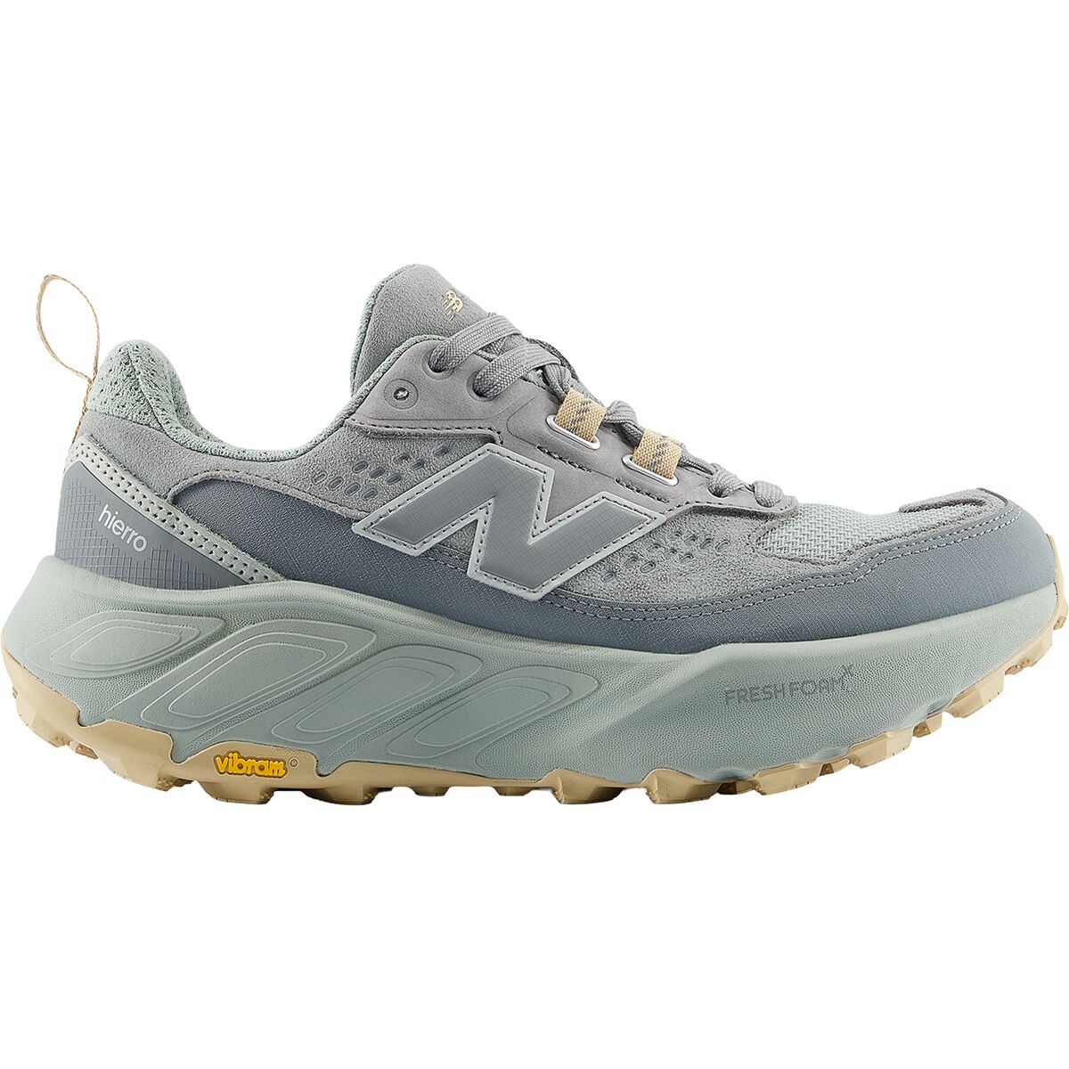 Image of New Balance Fresh Foam X Hierro Trek Hiking Shoe - Women's Slate Grey/Lone Star Grey, 8.0