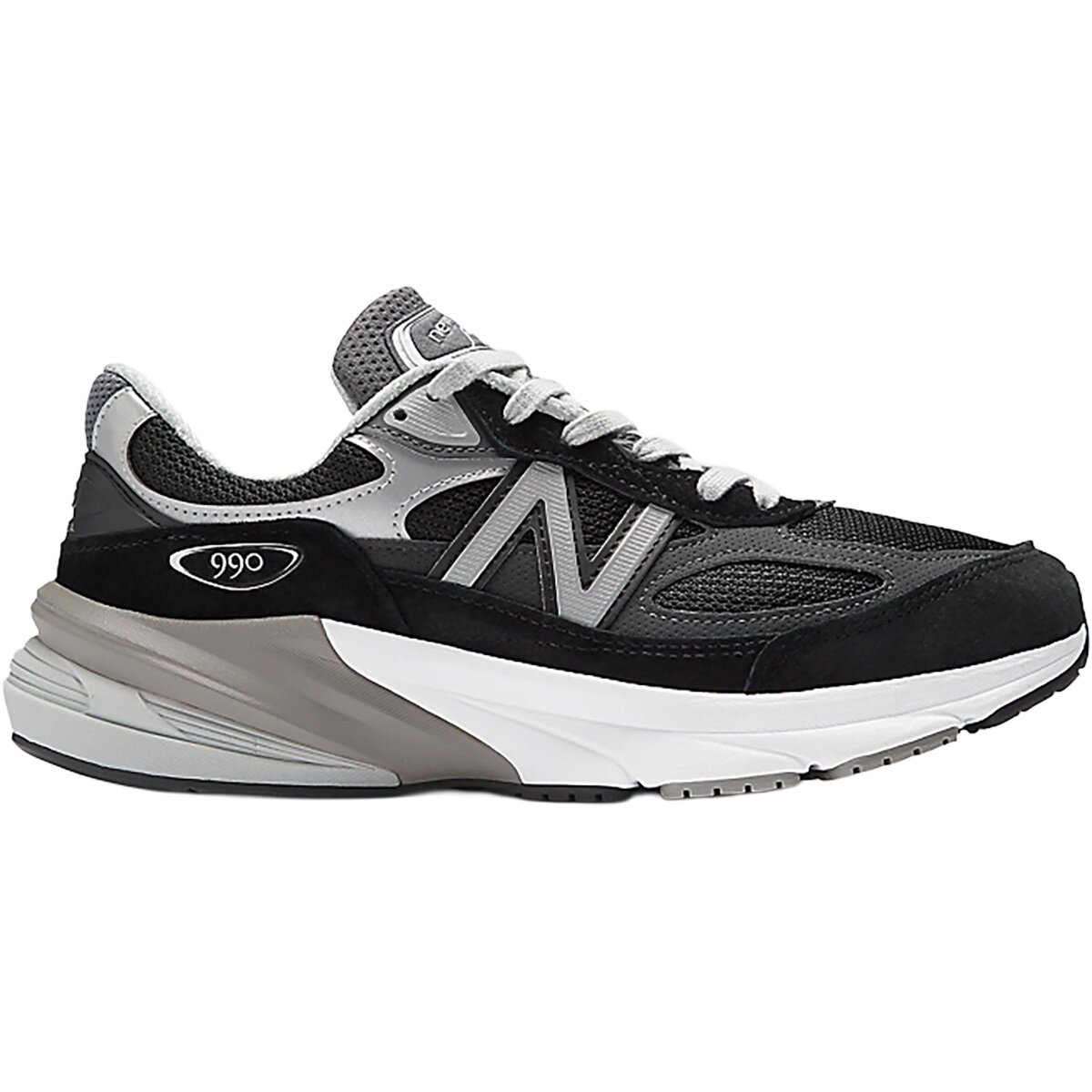 Image of New Balance Made in USA 990v6 Shoe - Men's Black/White Bk6, 10.5