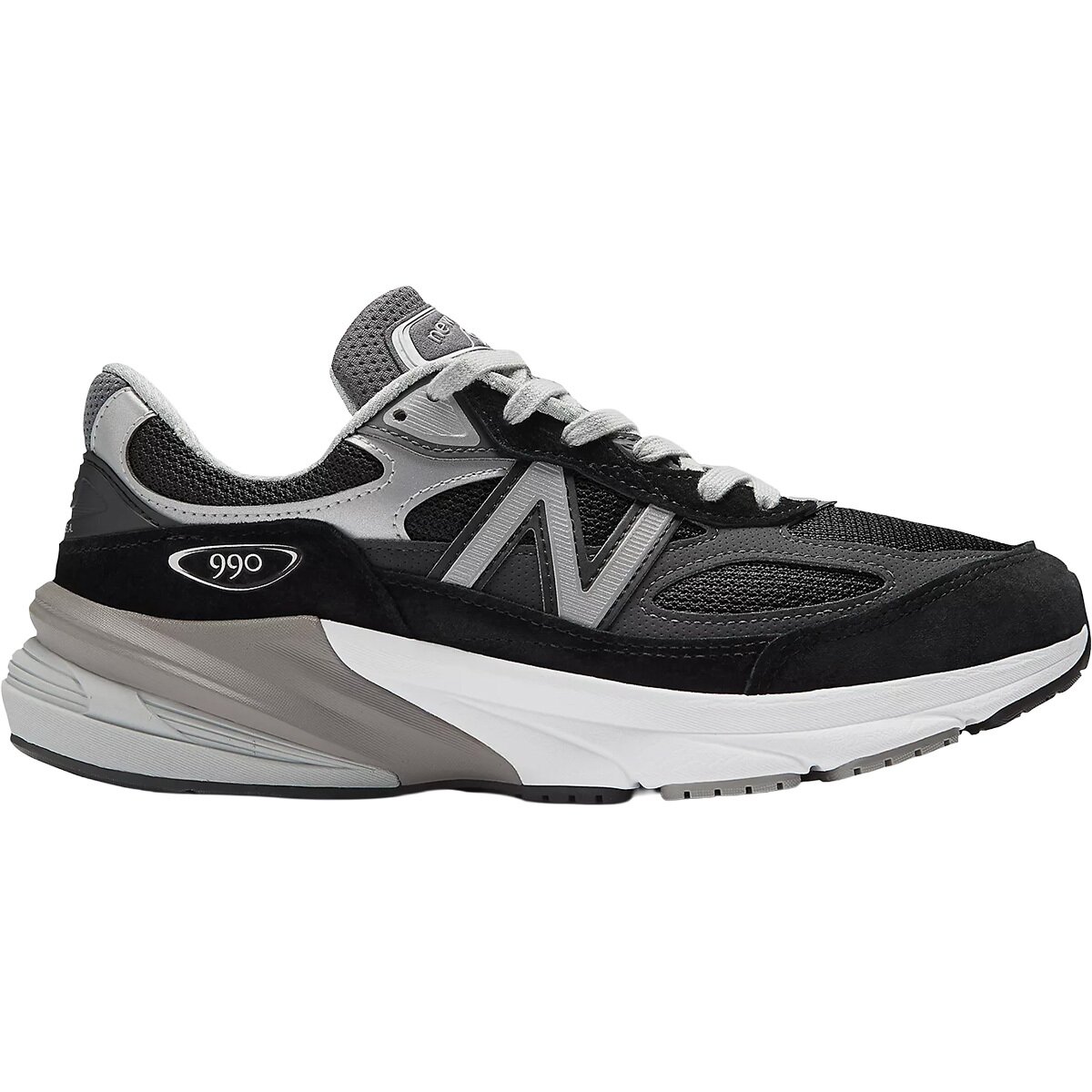 Image of New Balance Made in USA 990v6 Shoe - Women's Black/White Bk6, 9.0