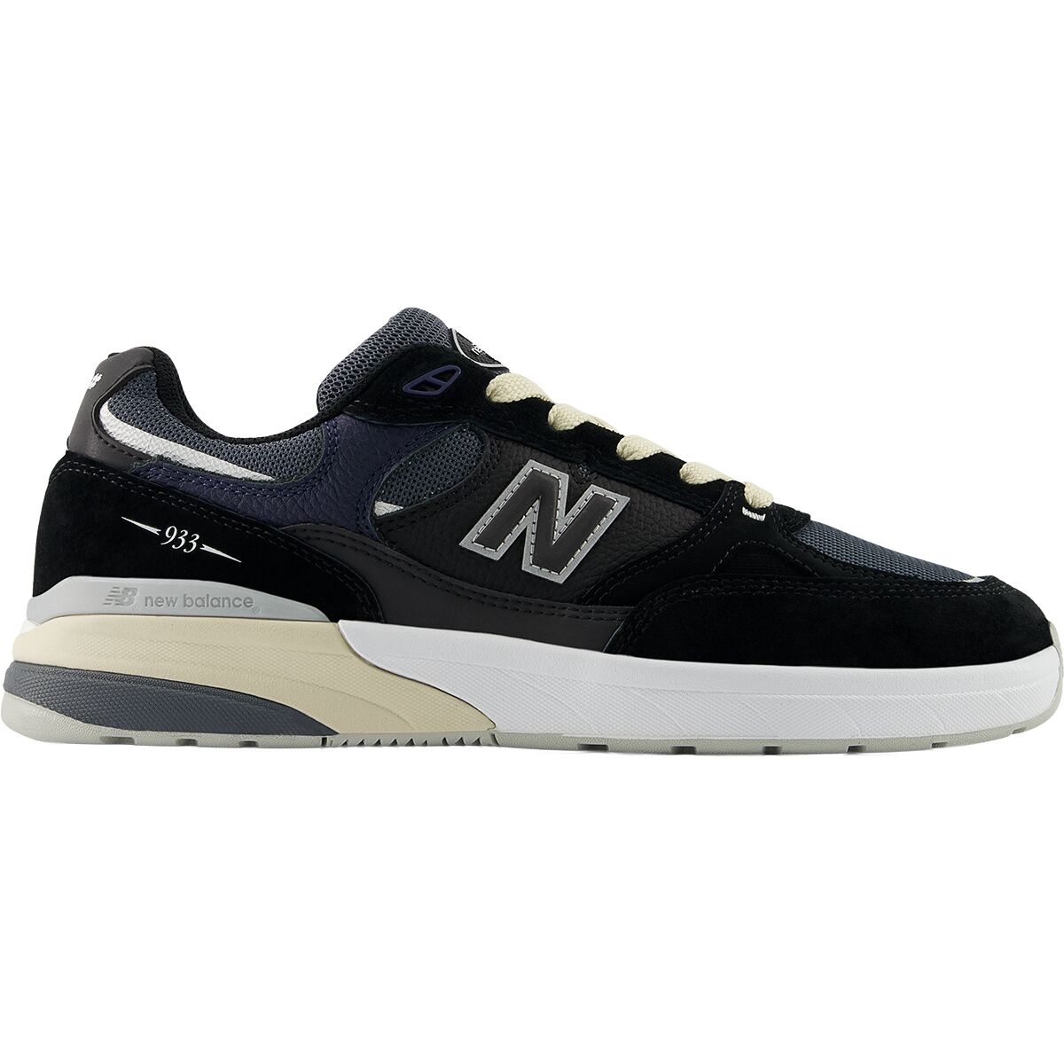Image of New Balance Numeric Andrew Reynolds 933 Shoe Black, Mens 9.0/Womens 10.5