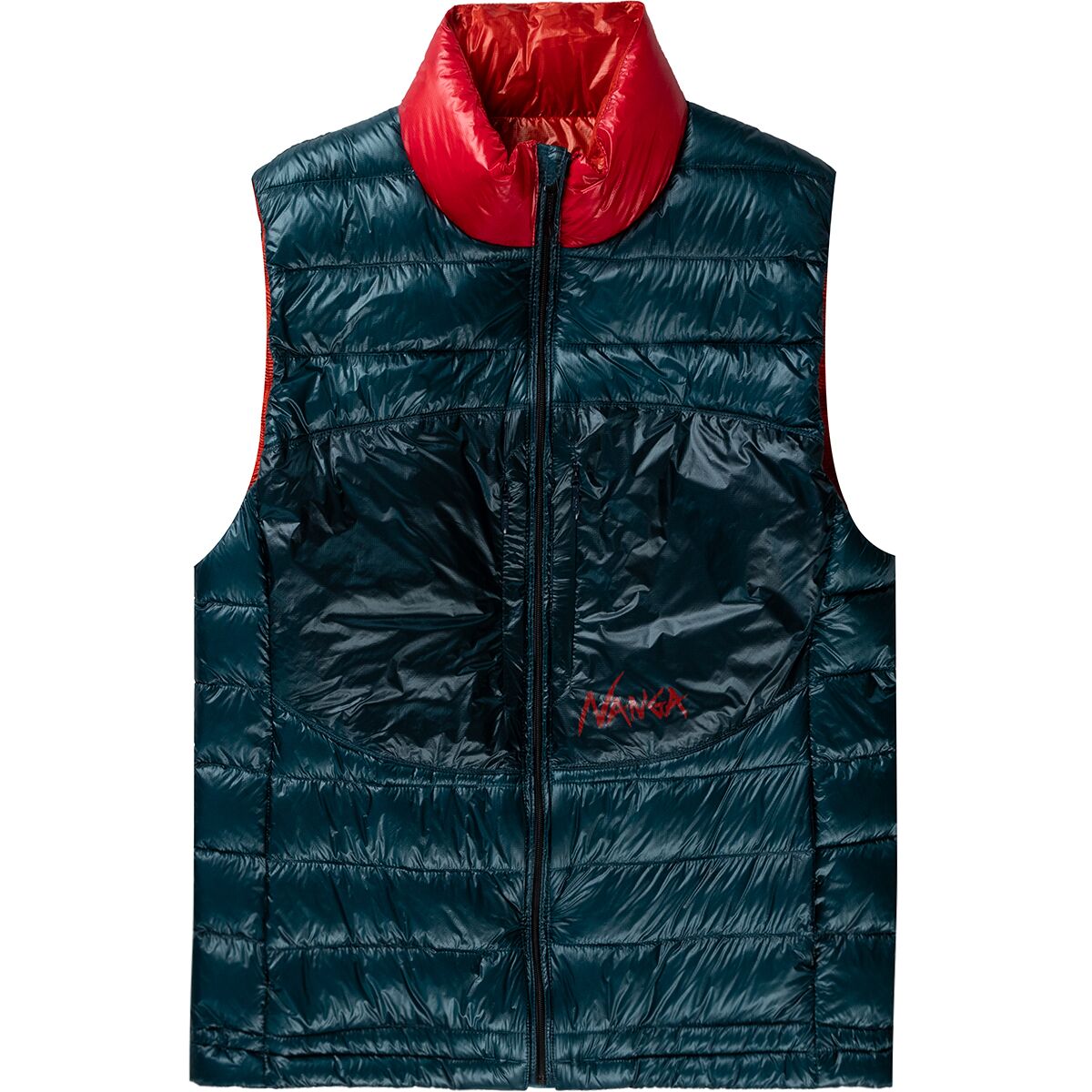 Image of Nanga Aerial Down Vest Packable - Men's Navy, XL